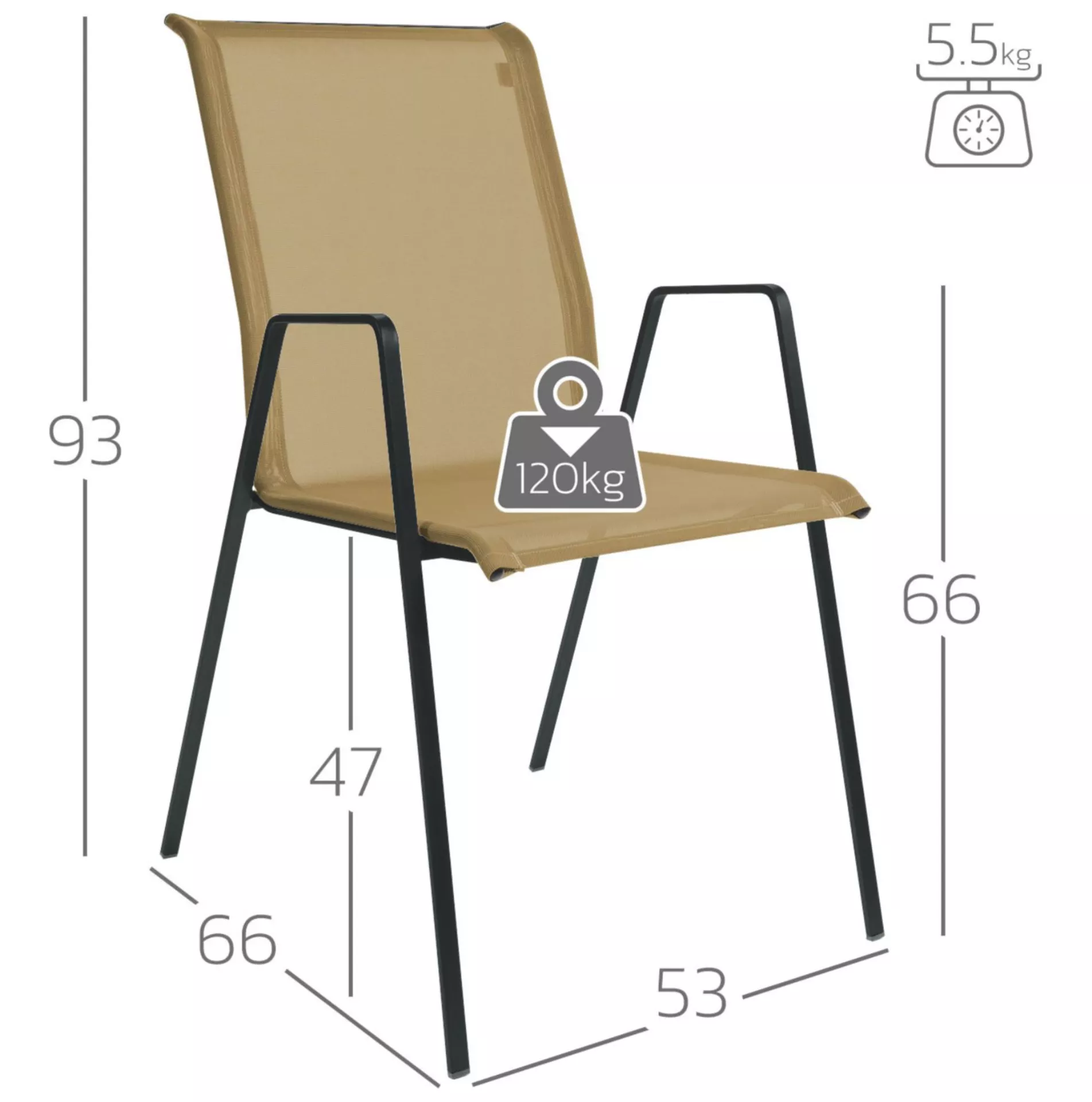 Matten-Sessel Luzern Schaffner / Farbe: Sand
