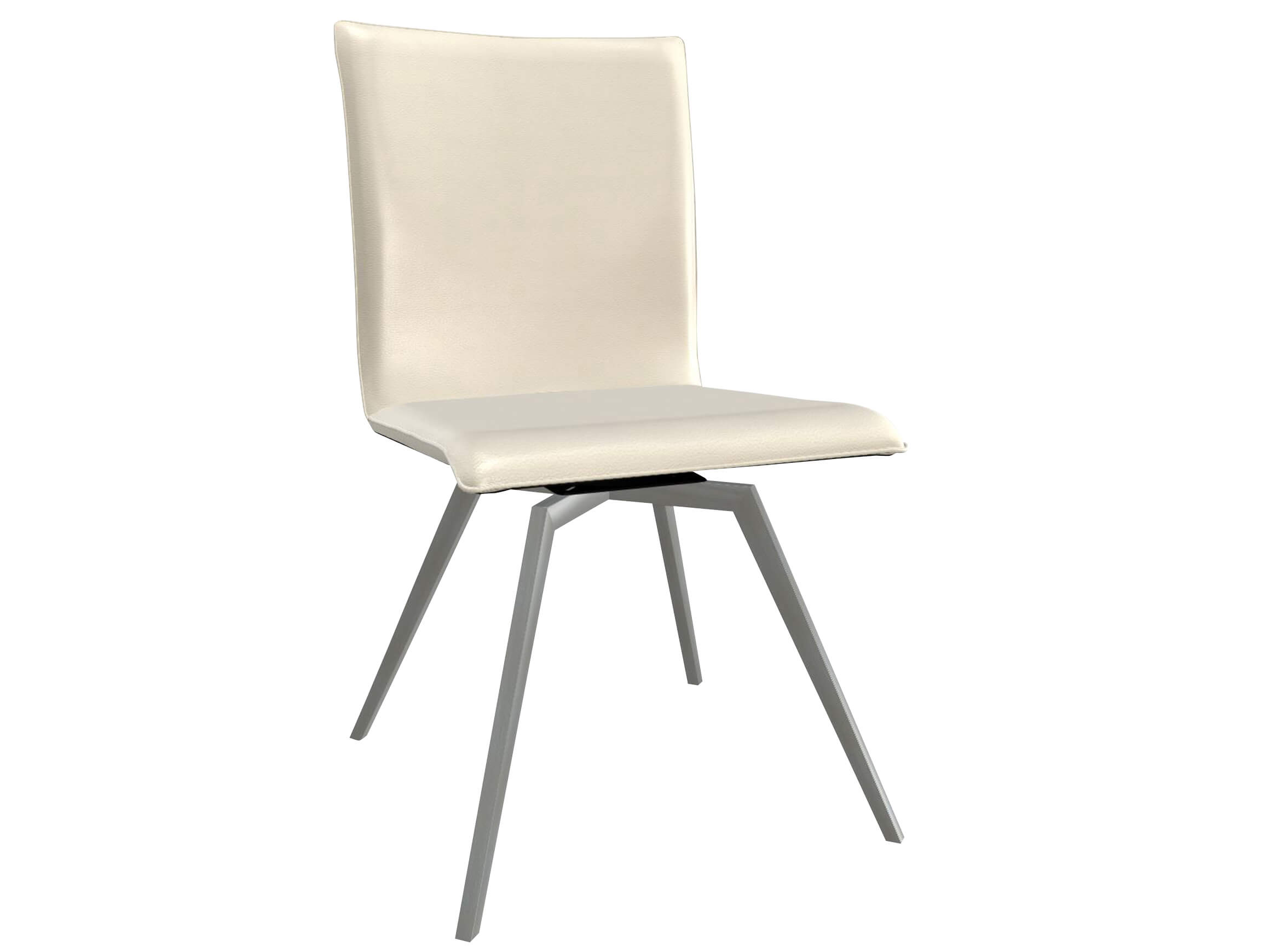 Damian swivel chair Trend chairs / Colour: Bianco / Material: Premium leather