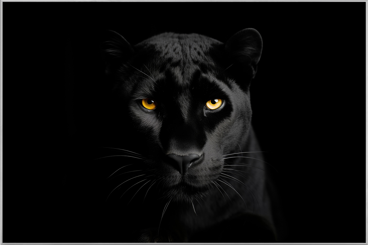 image LAND Bild mit Rahmen Black Panther  | Schubiger Möbel