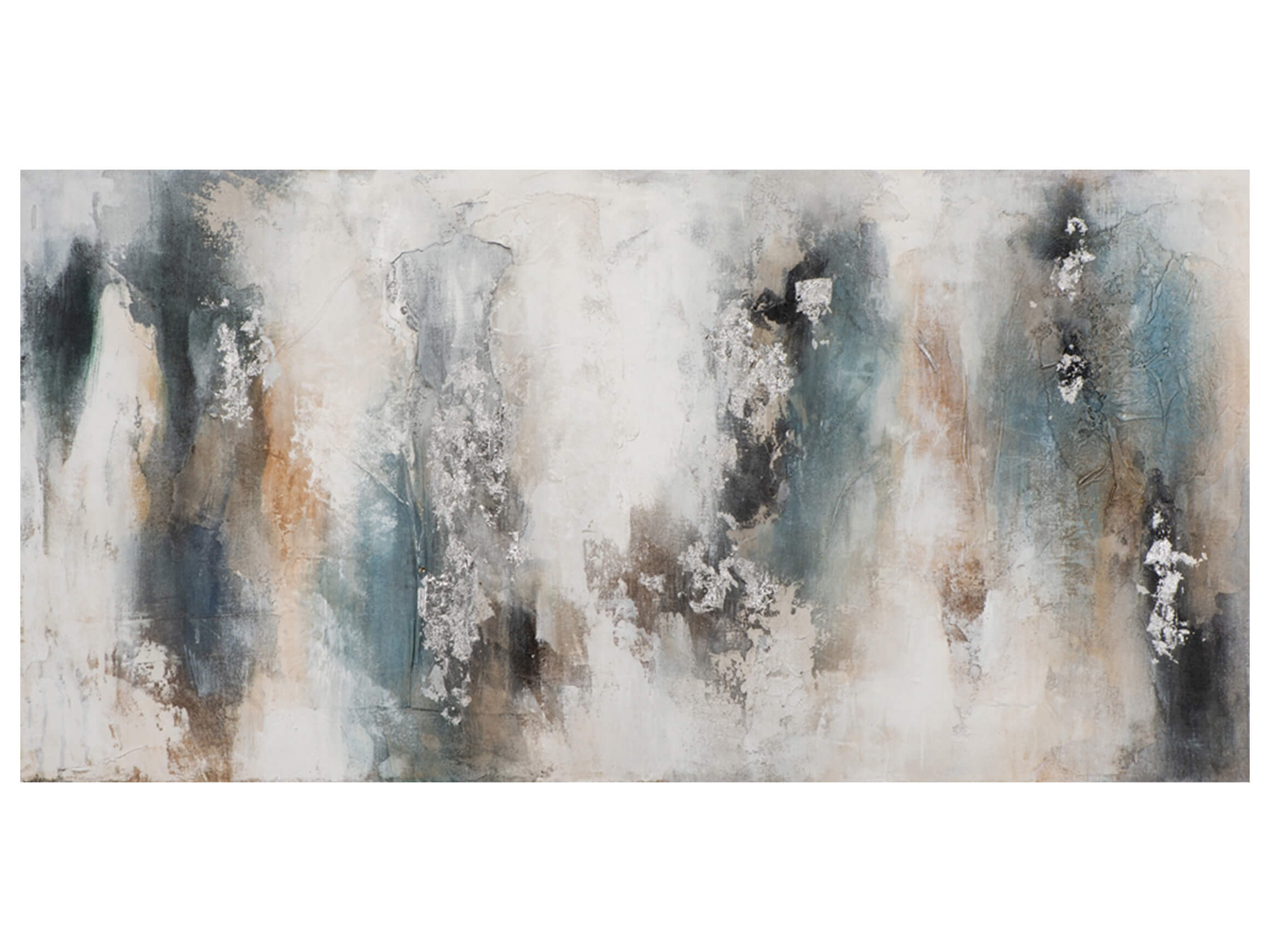 Bild Schattenspieglung mit Silber image LAND / Grösse: 140 x 70 cm