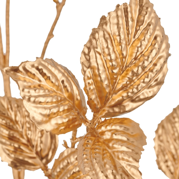 Kunstblumen Faguszweig, Gold Gasper