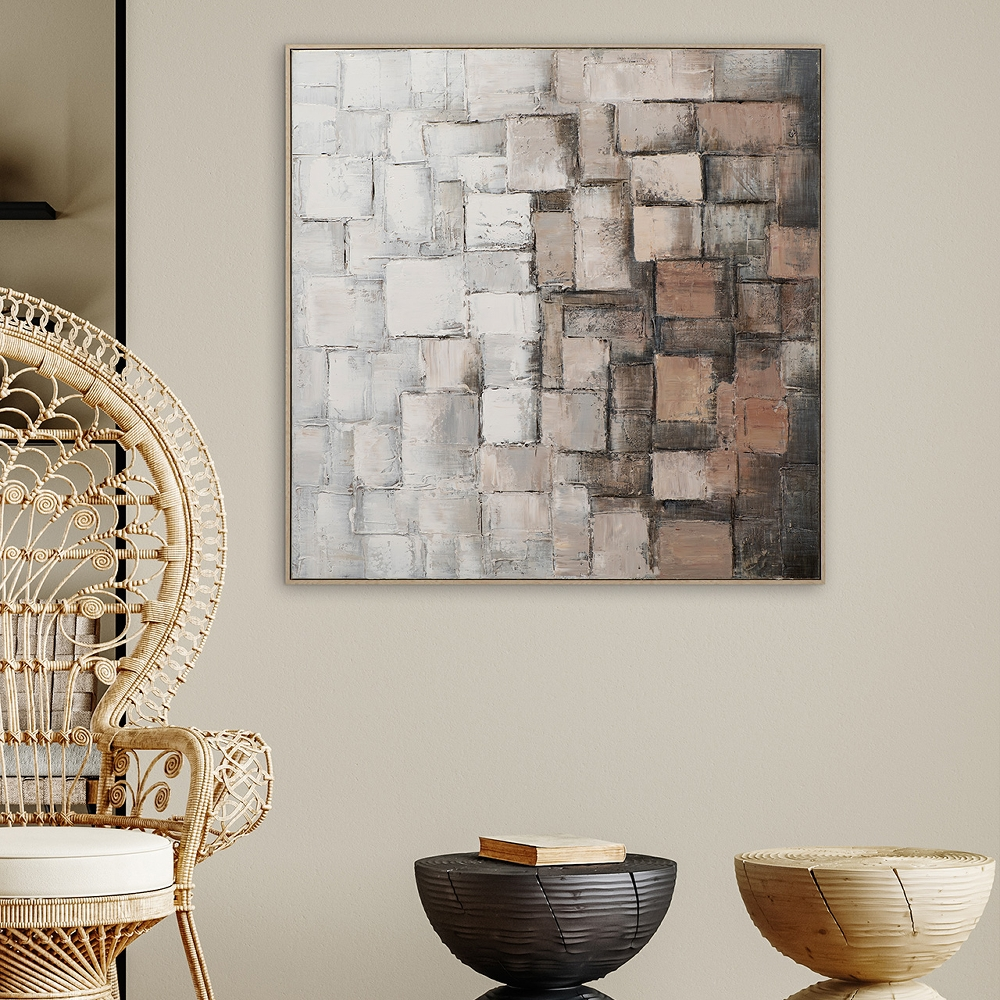 Bild Energetic Squares image LAND / Grösse: 100 x 100 cm