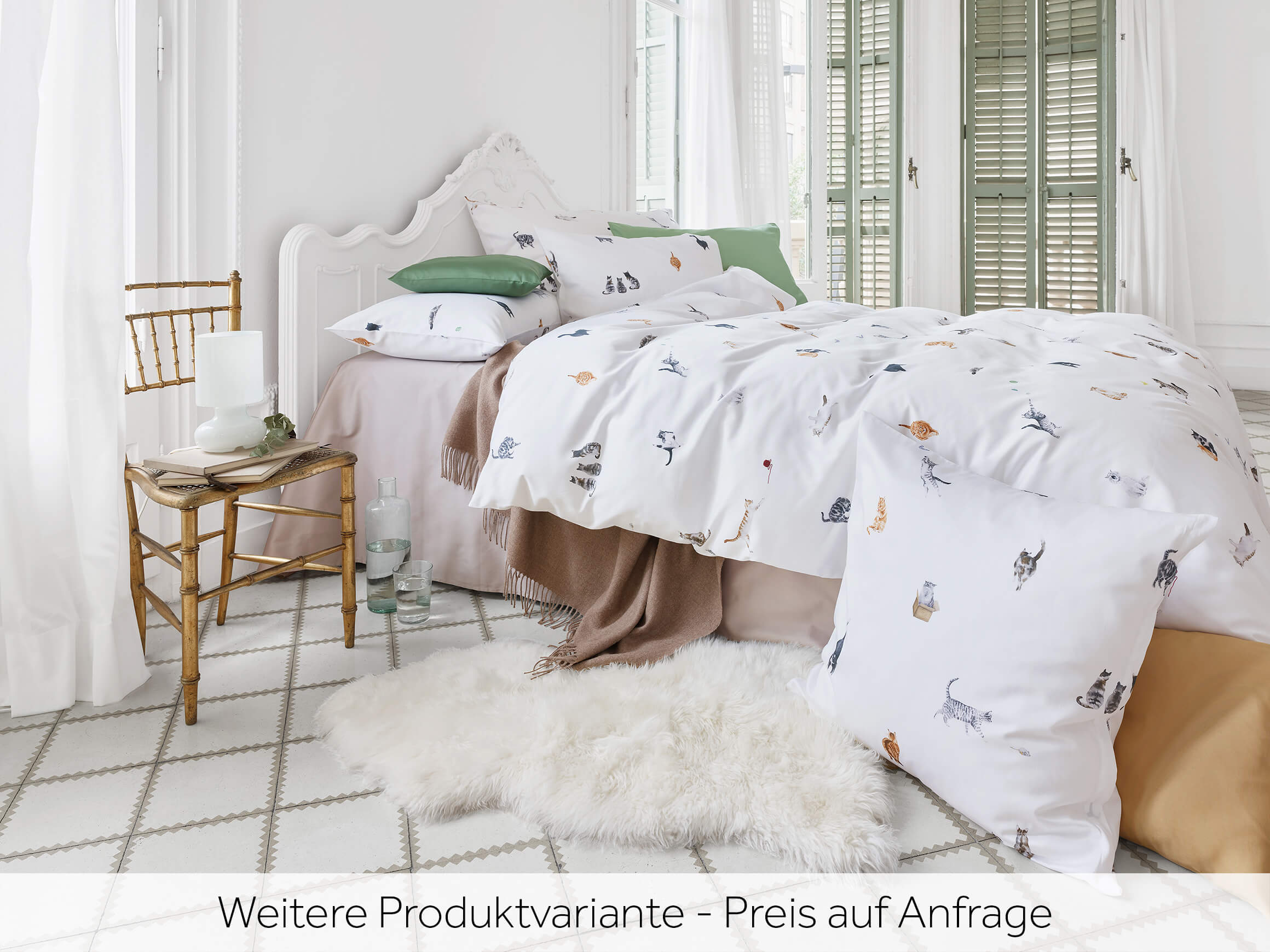 Kissenbezug Minou-Noblesse, Blanc Schlossberg Textil AG