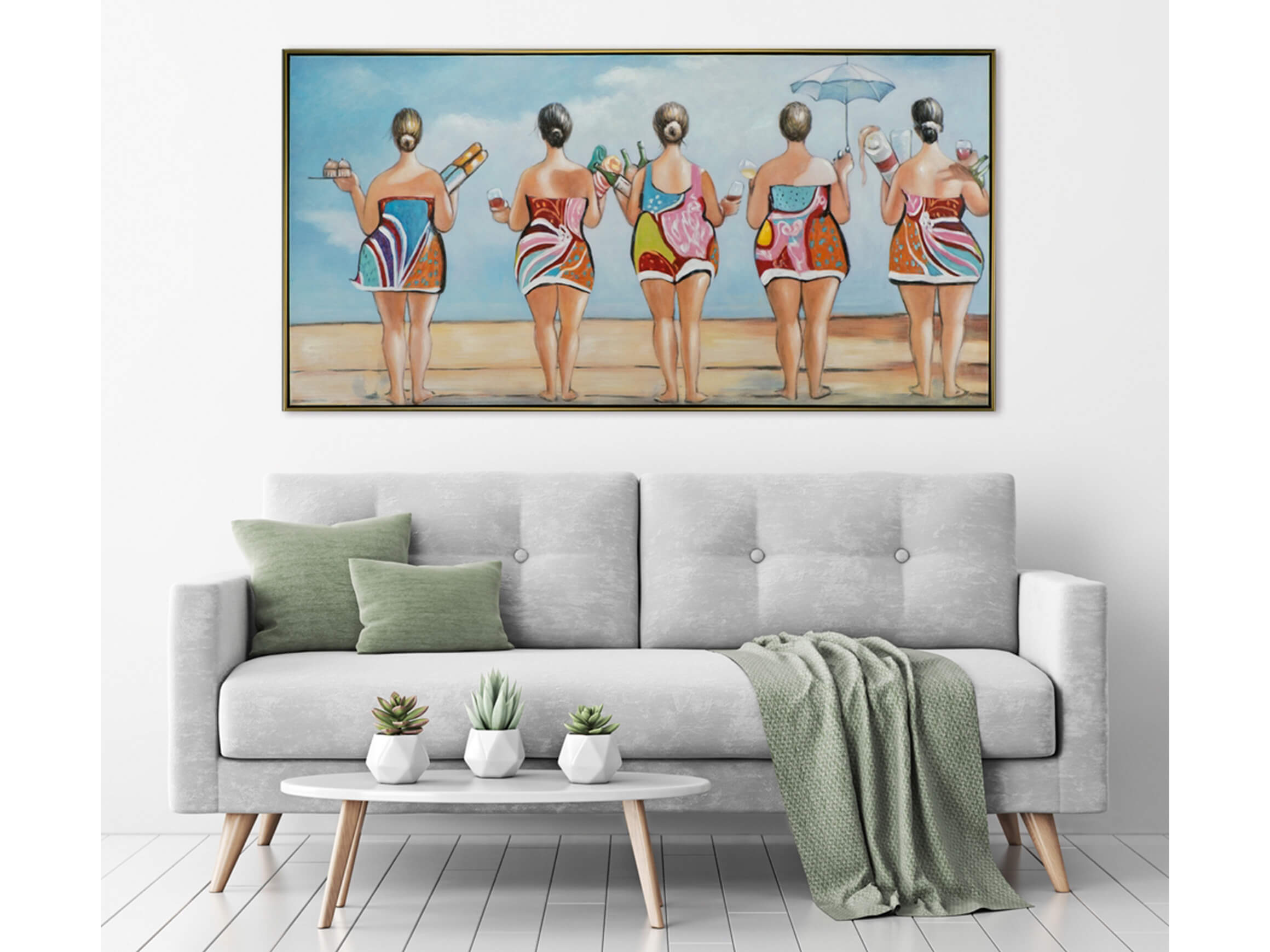 Bild Badezeit image LAND / Grösse: 143 x 73 cm