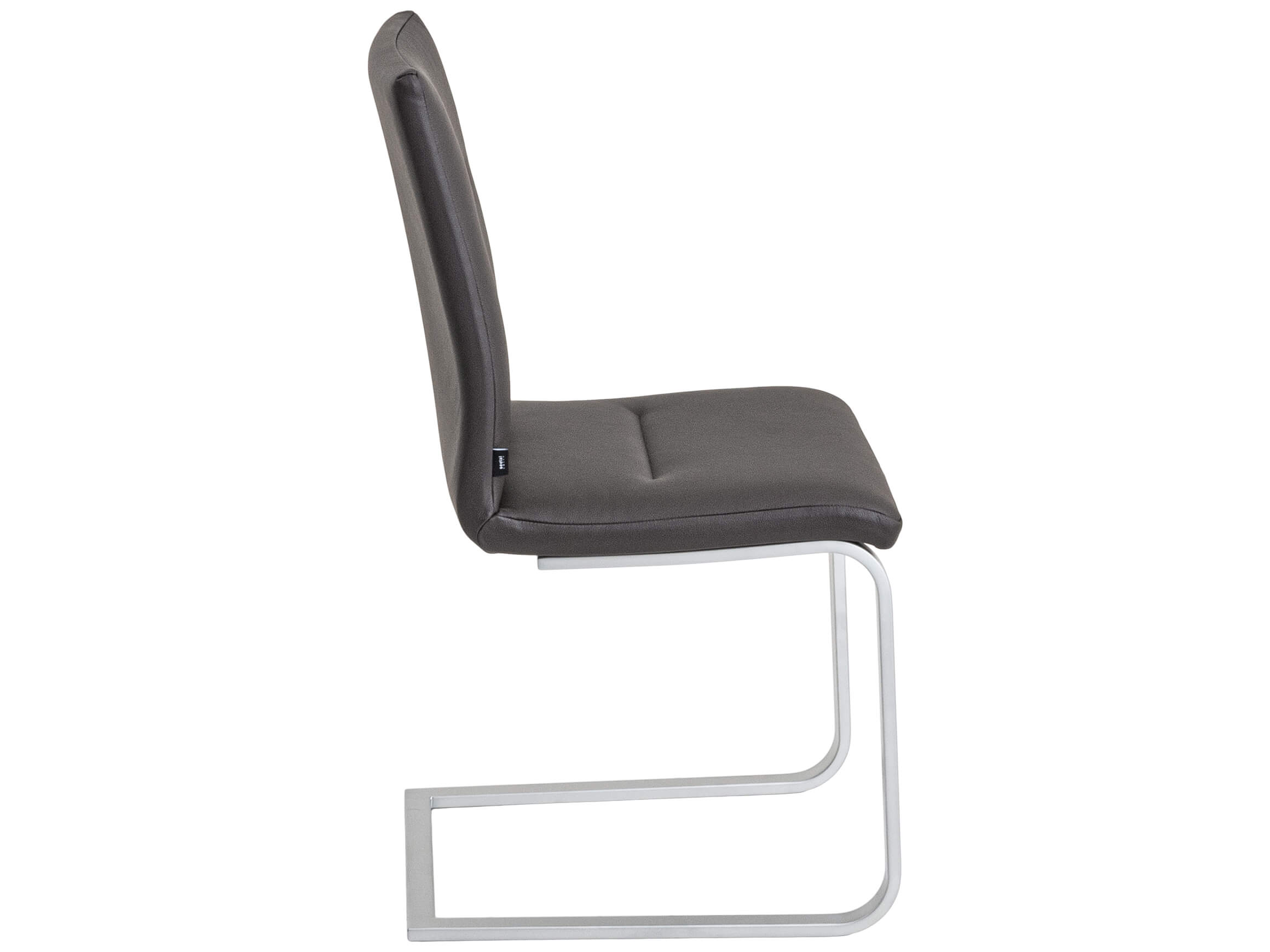 Freischwinger Mona Seetal / Farbe: Mocca / Bezugsmaterial: Leder