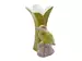 Vase Blume mit Colibri H: 13 cm Edg