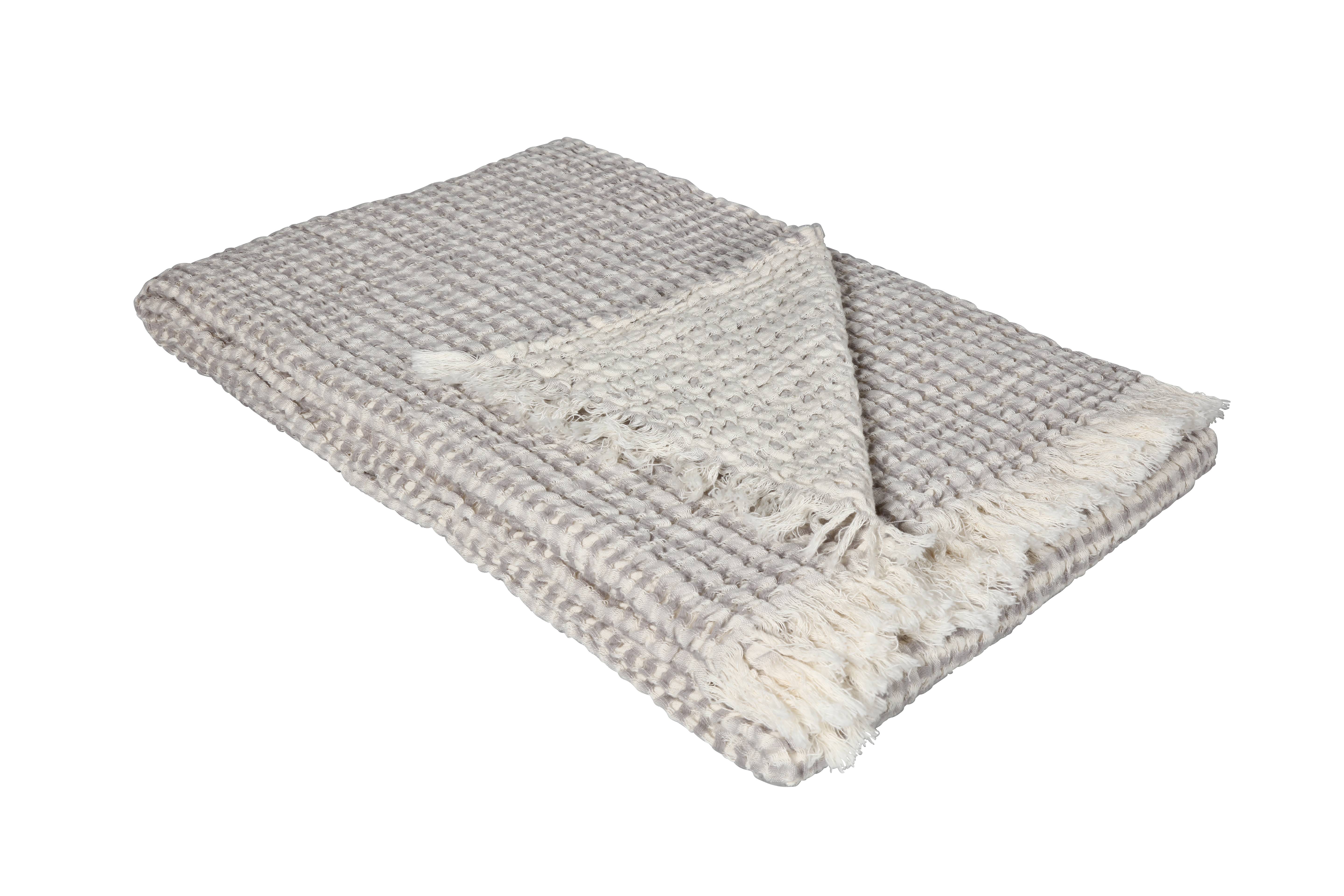 Plaid Artemis 140x200 cm Eskitex AG / Farbe: Hellgrau