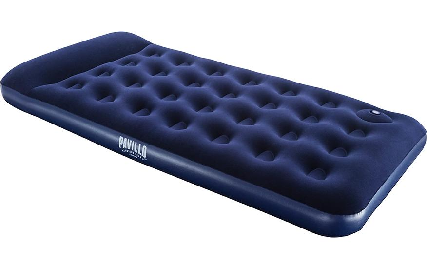 Matelas gonflable Twin bleu, 188 x 88 cm – modèle surélevé