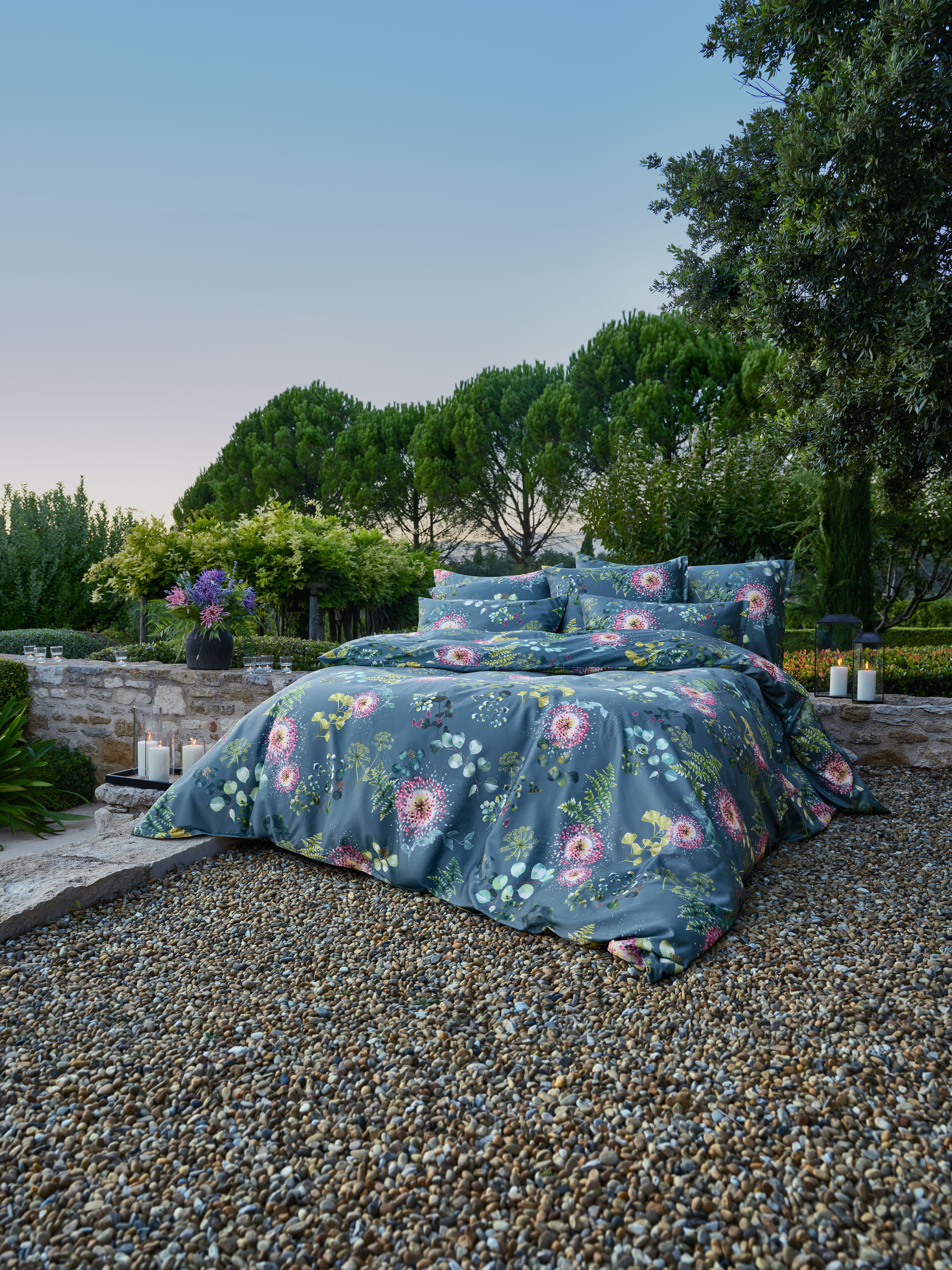 Bettwäsche Nele-Noblesse Vert Schlossberg / Grösse: 50 x 70 cm