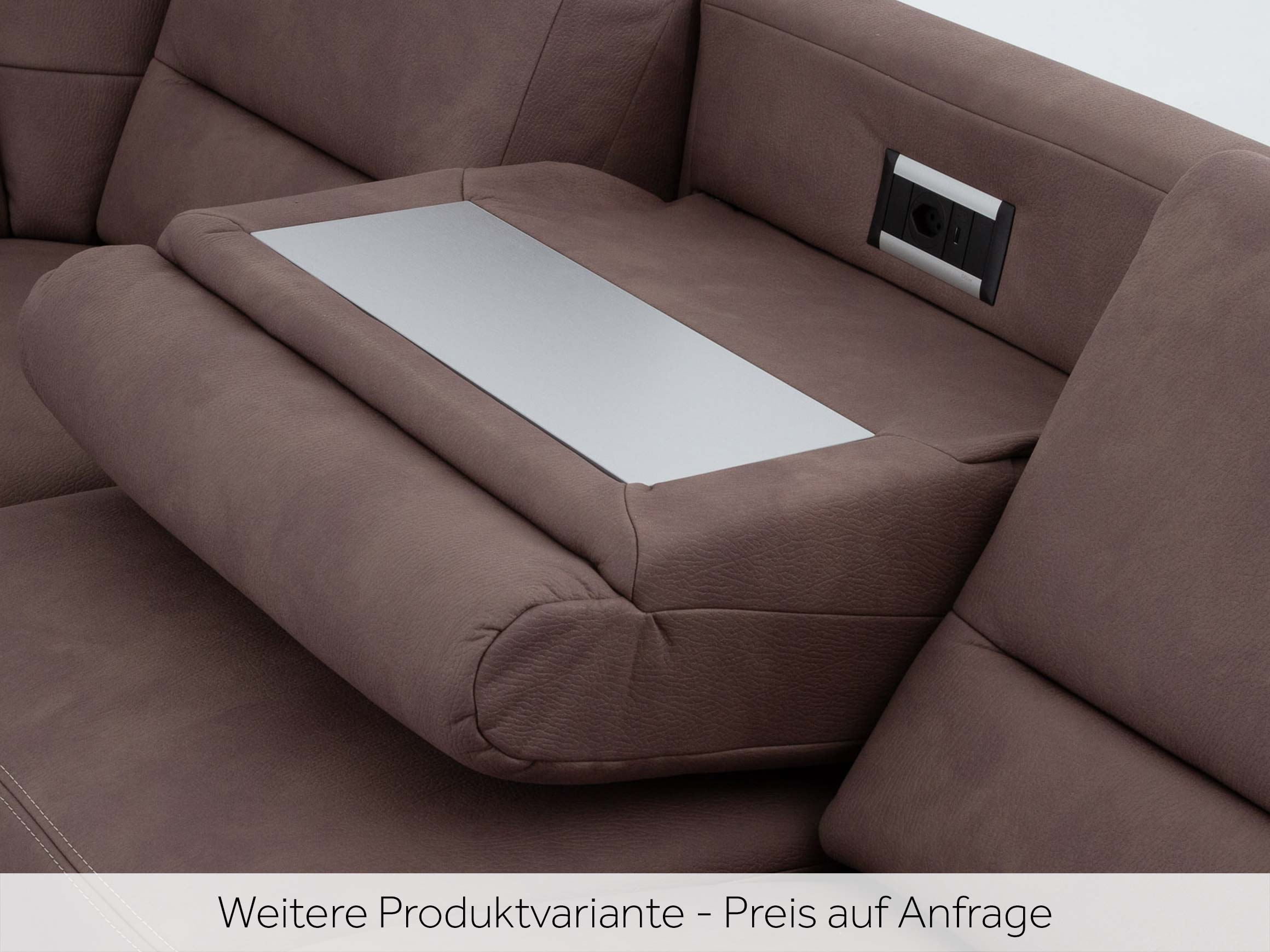Ecksofa Daisy Polipol / Farbe: Mammut / Bezugsmaterial: Stoff