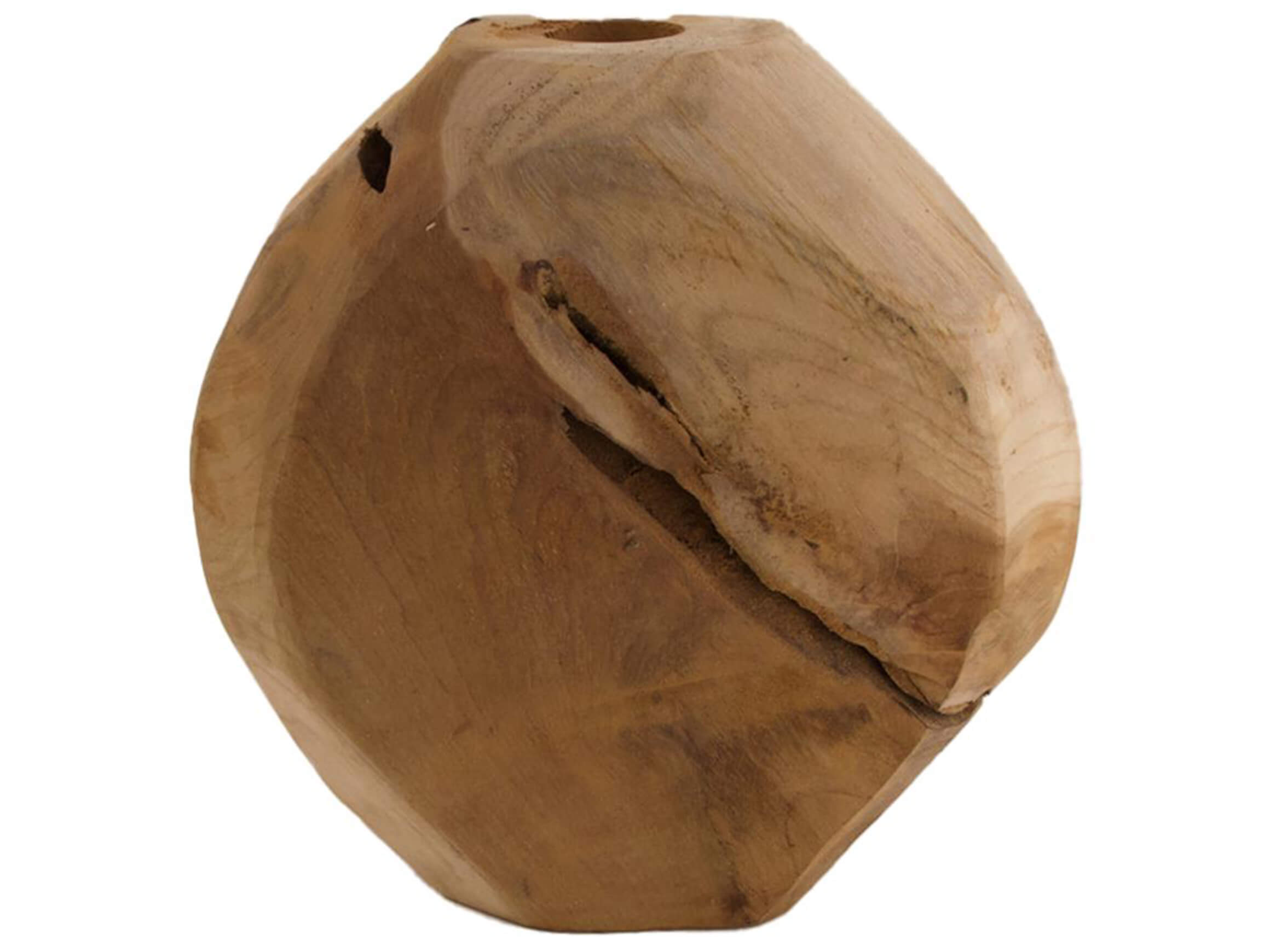 Dijk Vase Teakholz, Unikat H: 23 cm  | Schubiger Möbel