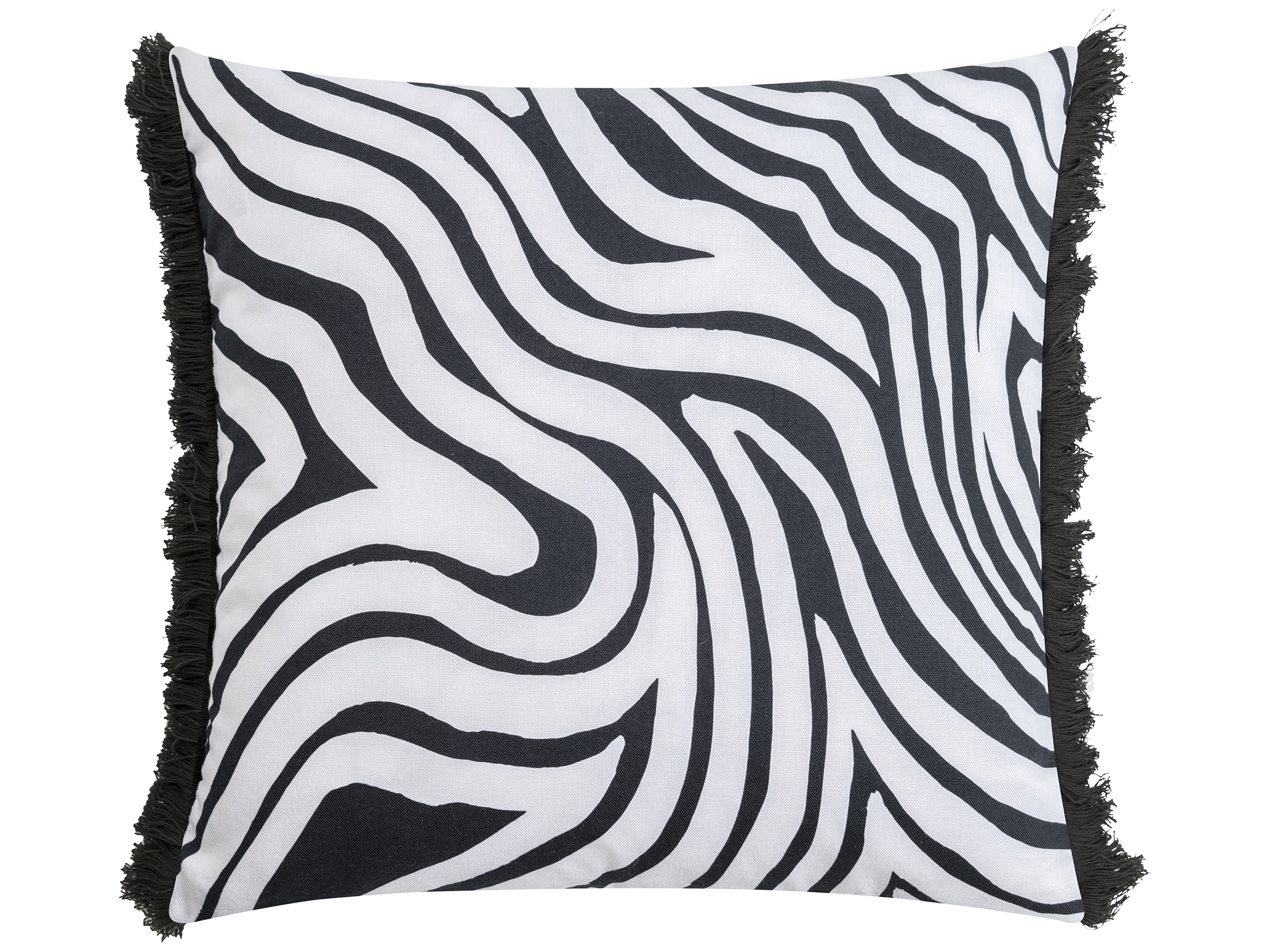 Magma Kissenhülle Blanco Schwarz 50x50 cm Schwarz | Schubiger Möbel