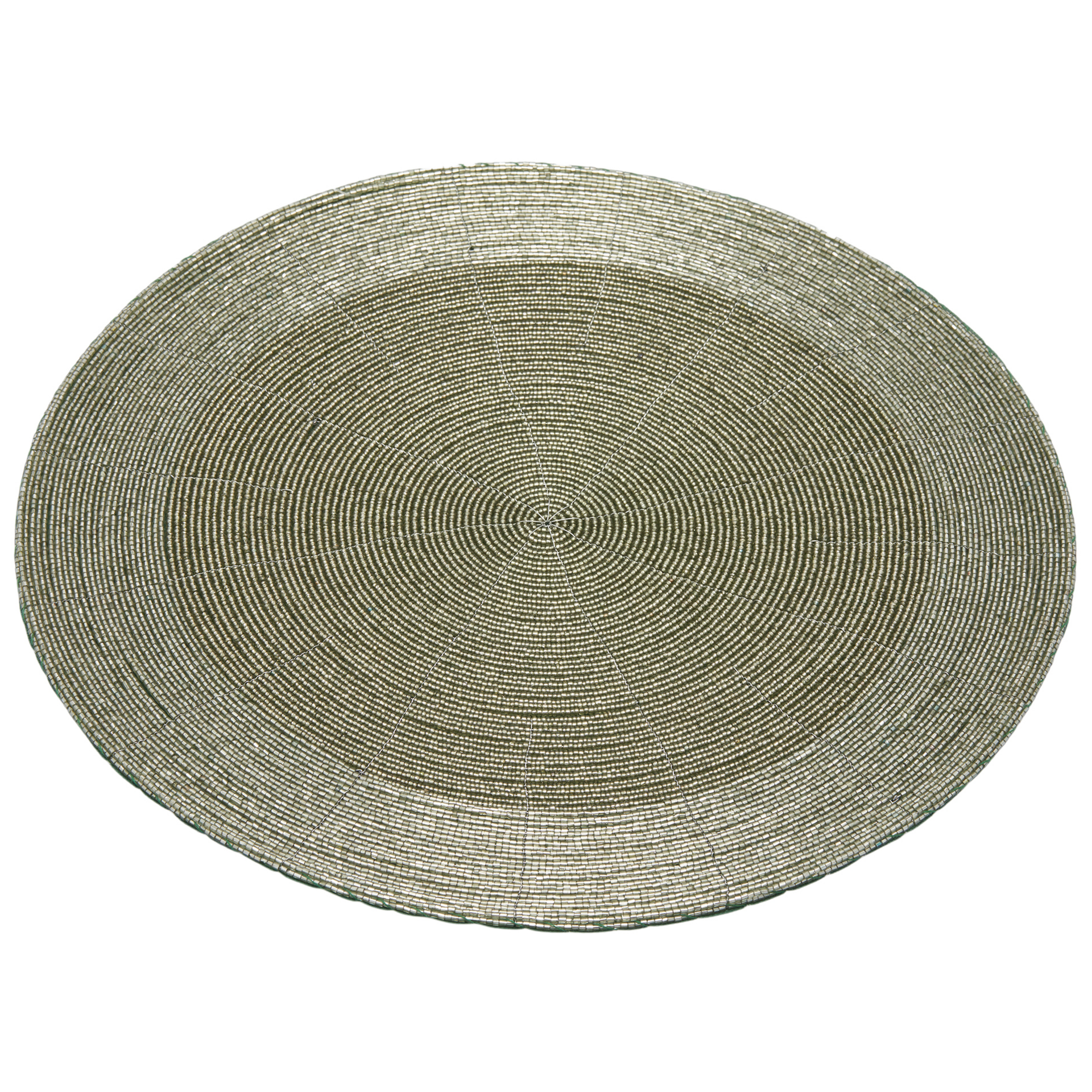 Tischset Perlen Gold D: 36 cm Edg Tischset Perlen Gold D: 36 cm Edg