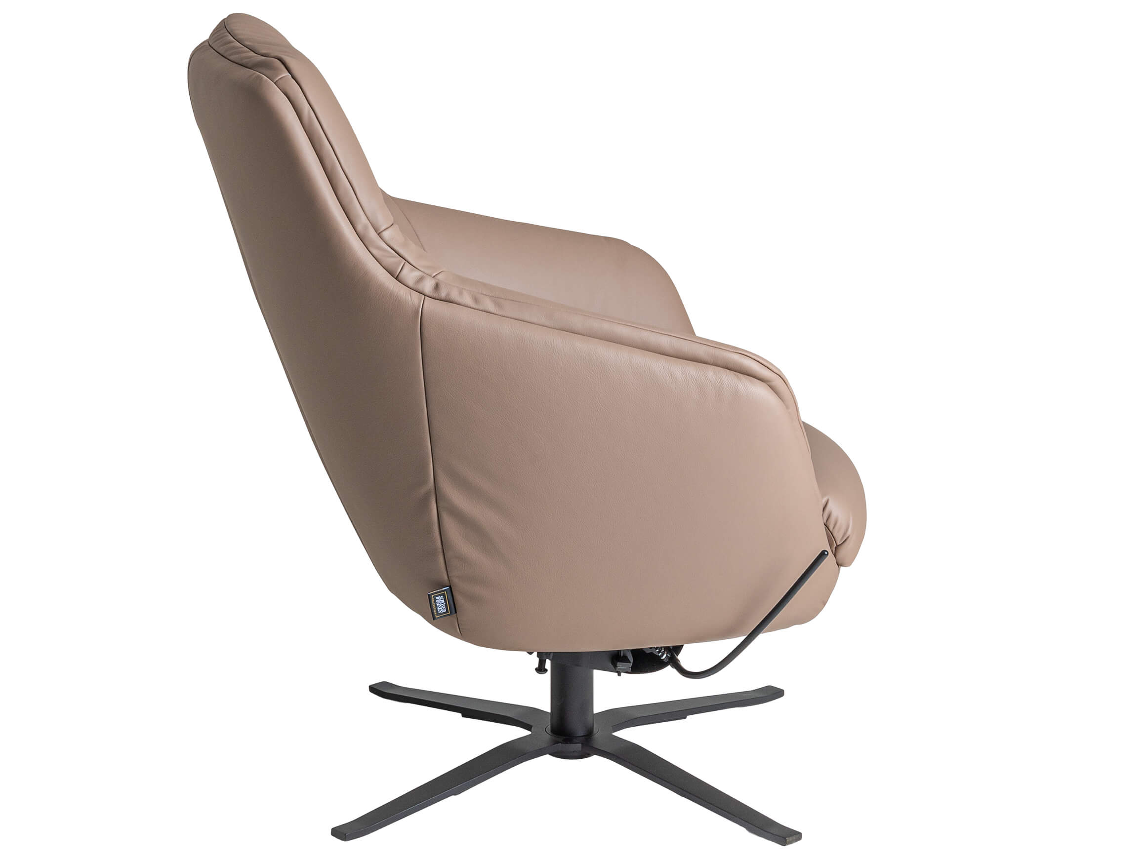 Sessel Sky Candy / Farbe: Malt / Bezugsmaterial: Leder