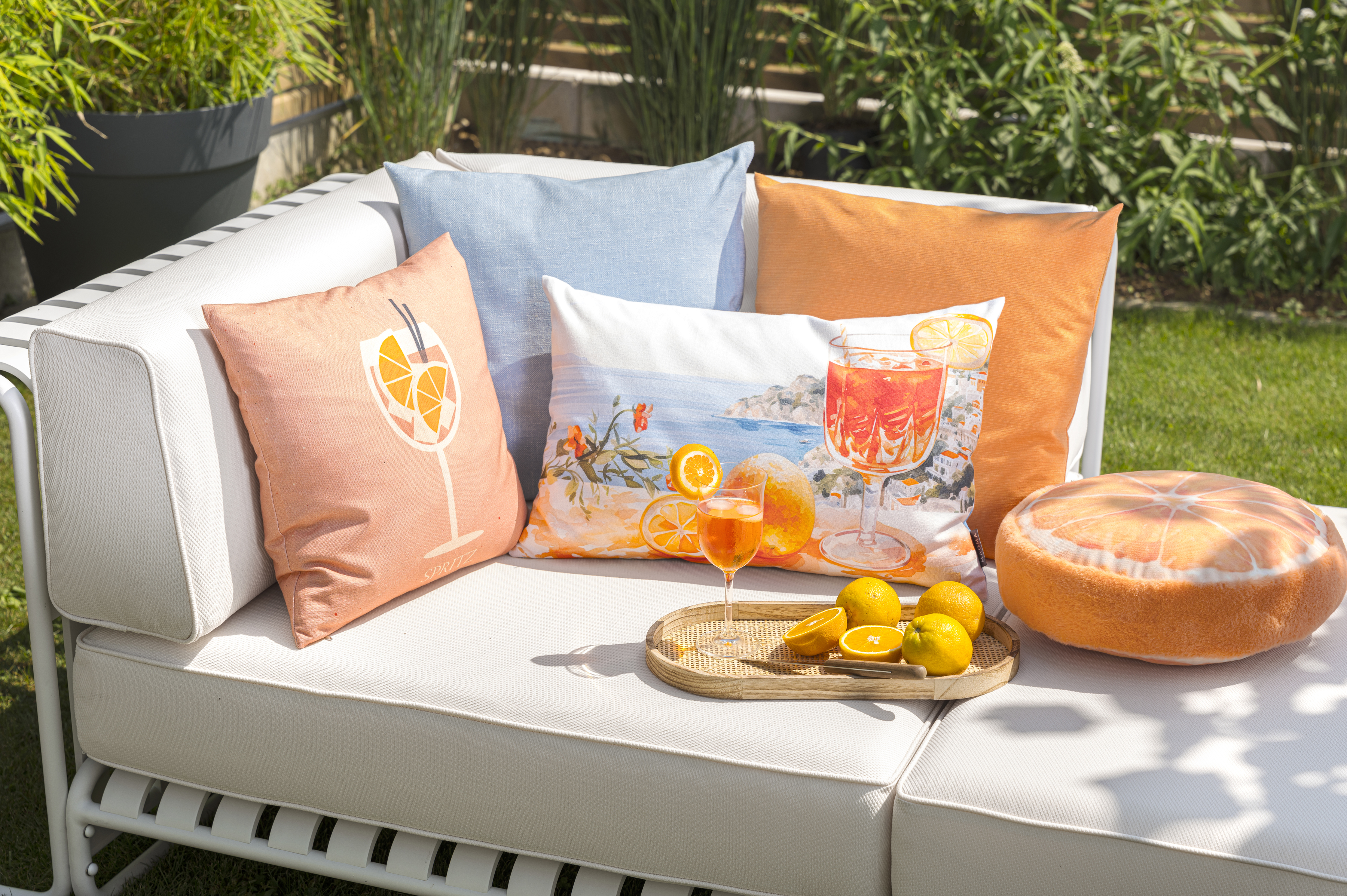 Kissenhülle Saluti Spritz 45x45 cm Magma"