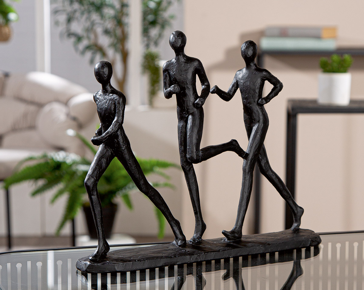 Figur Active, Schwarz H: 23 cm Gilde