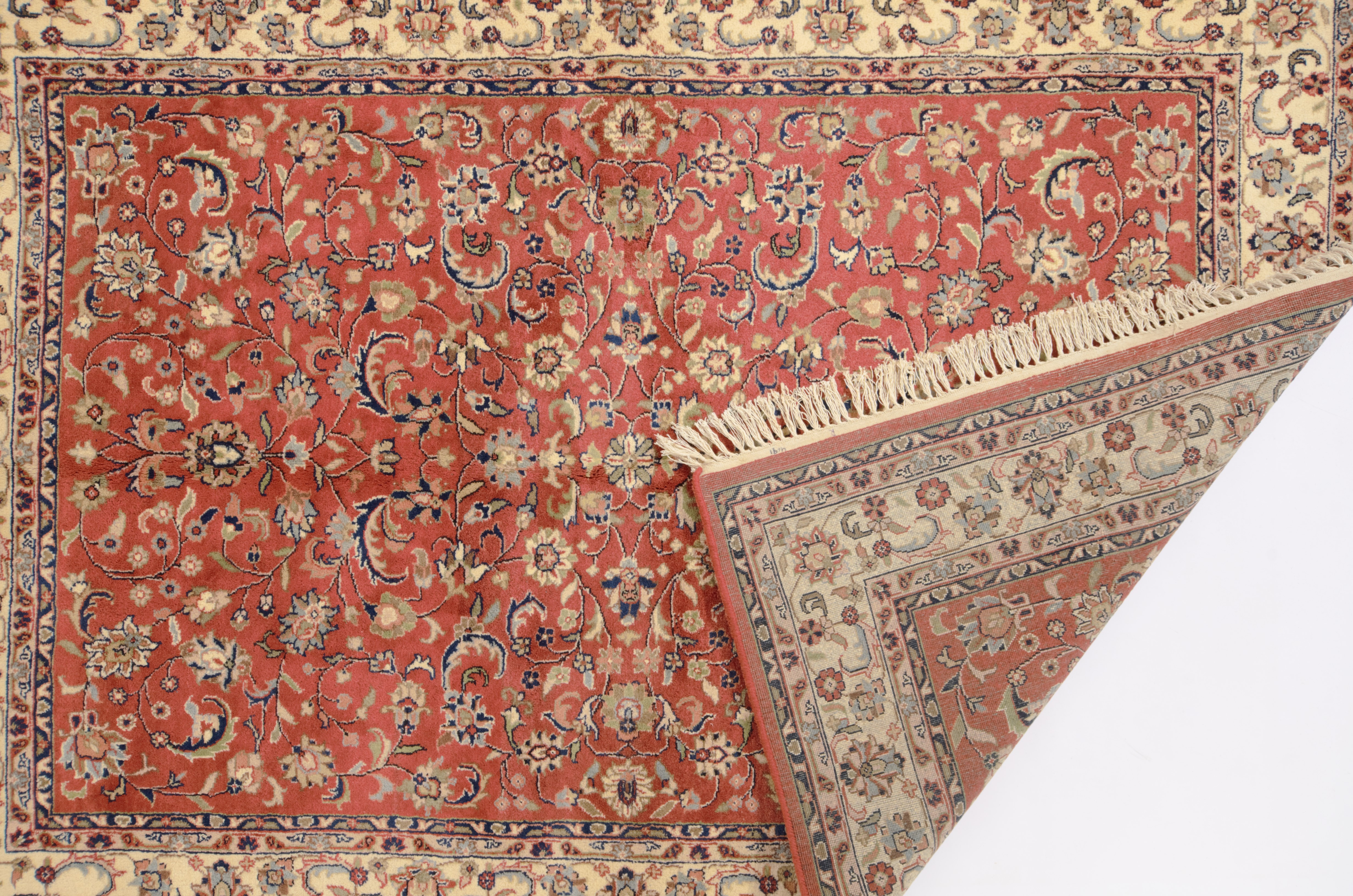 Klassischer Teppich Isfahan Fein Negra / Farbe: Weiss