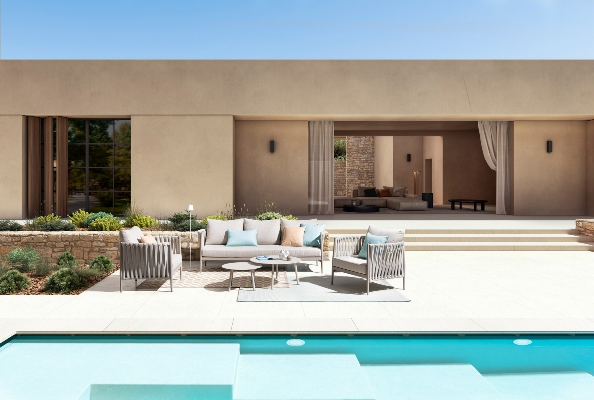 Gartenlounge Jesolo Bizzotto / Grösse: 231 x 83 cm