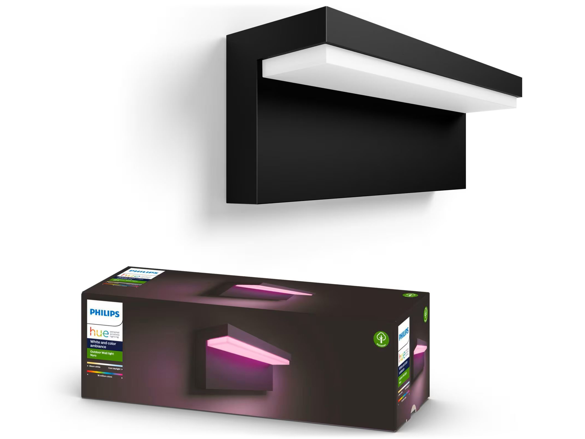 Alltron Wandleuchte Outdoor Nyro Schwarz | Schubiger Möbel