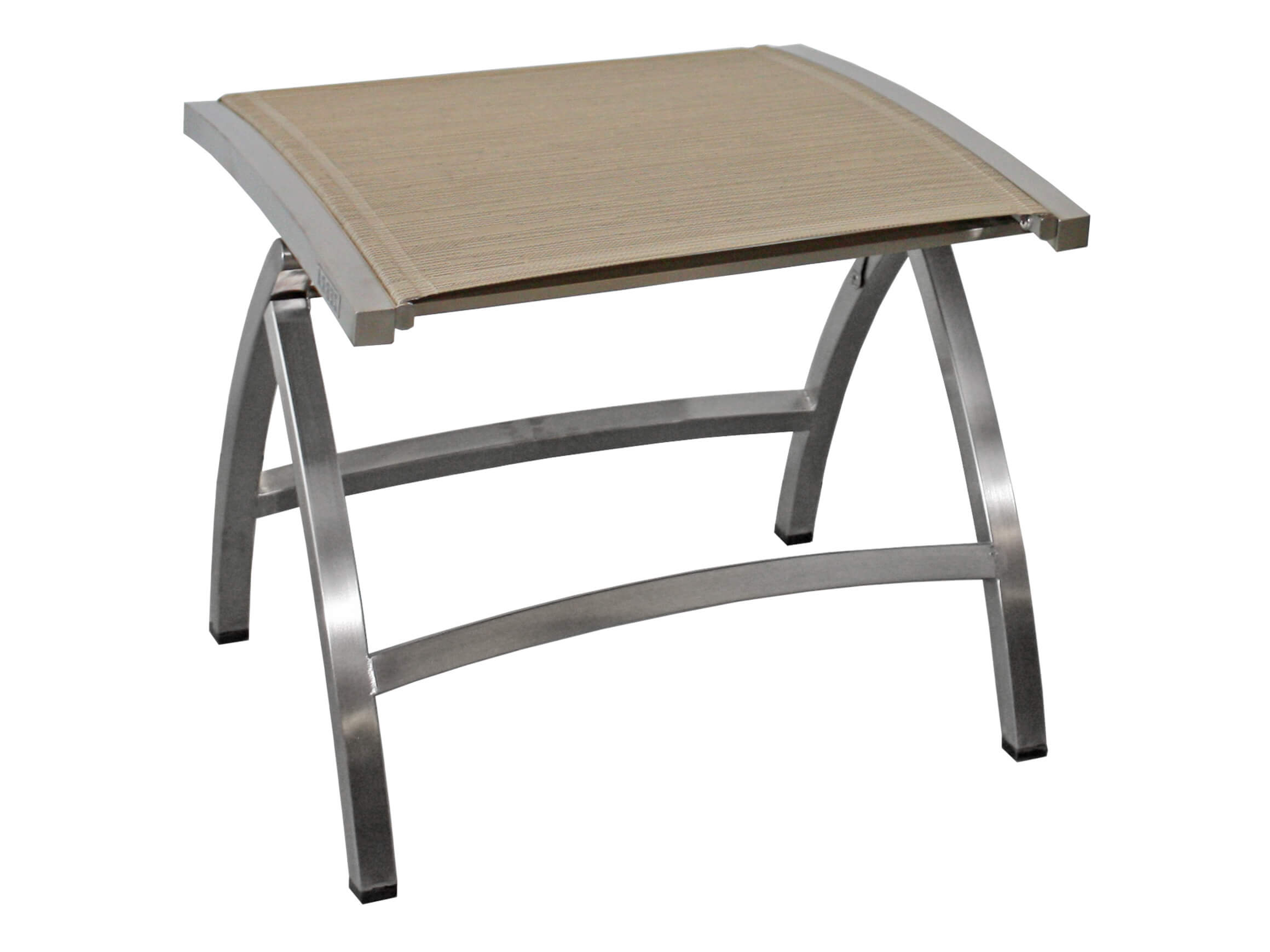 Gartenhocker Pontiac, Verstellbar, Espresso, b 50 cm t 52 cm h 44 cm