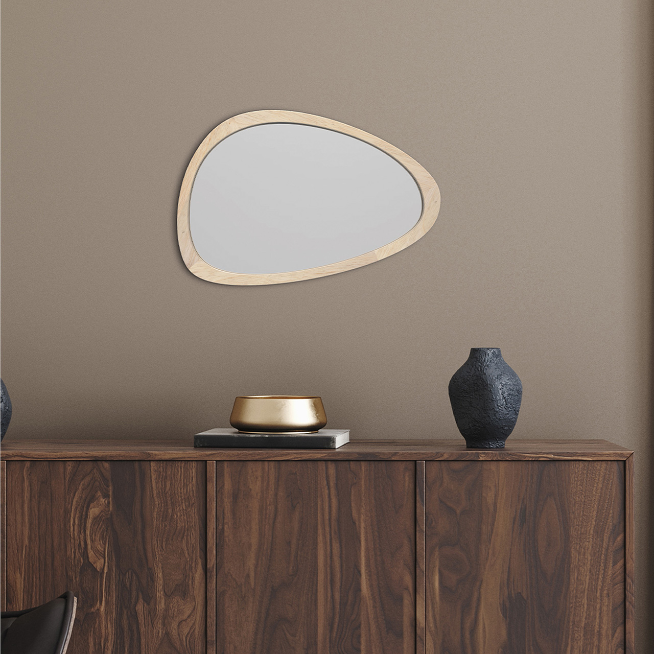 Stone Light wall mirror image LAND
