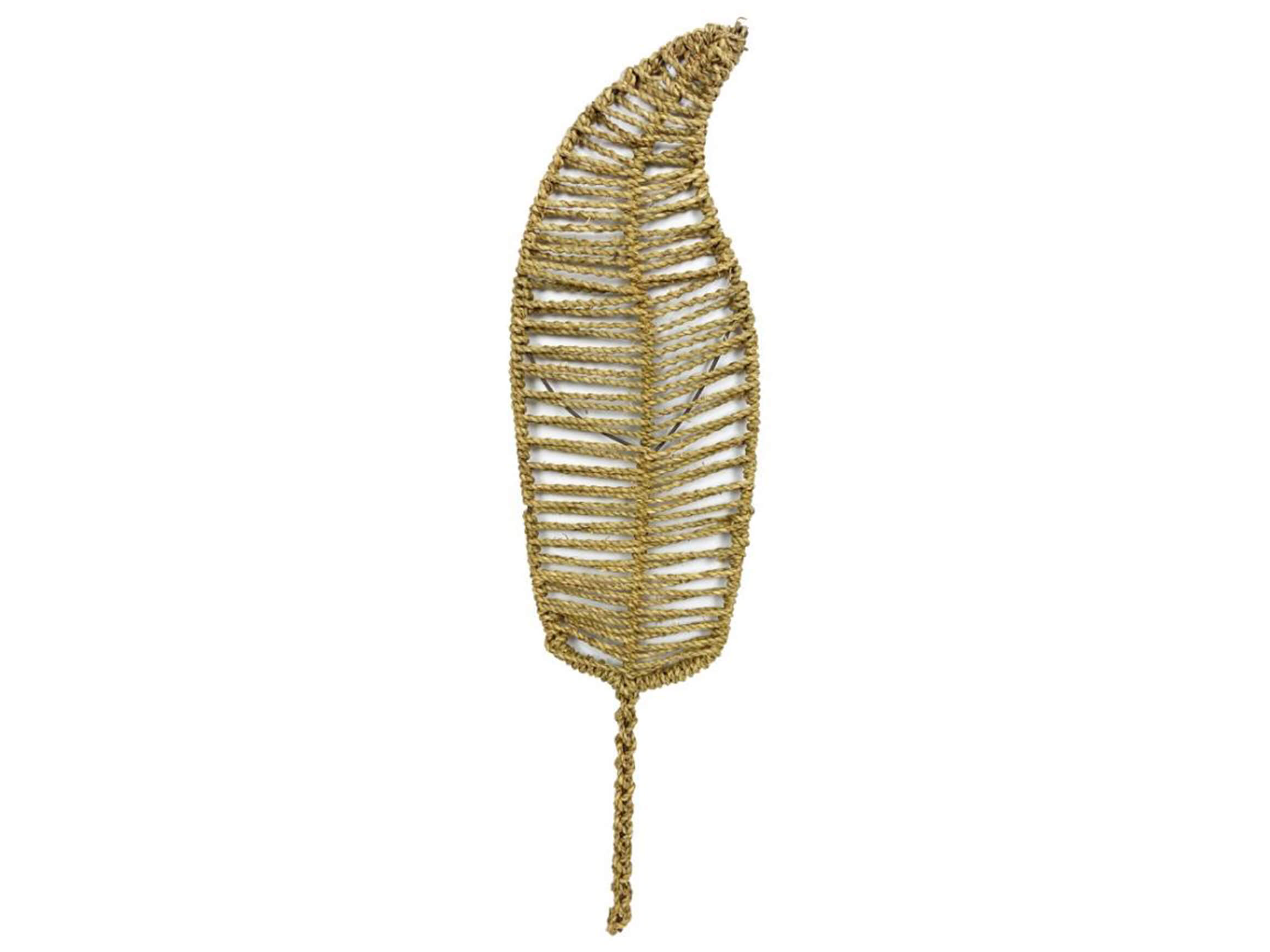 Kunstblume Papier-Schnur-Blatt, Hellgrau H: 101 cm Dijk