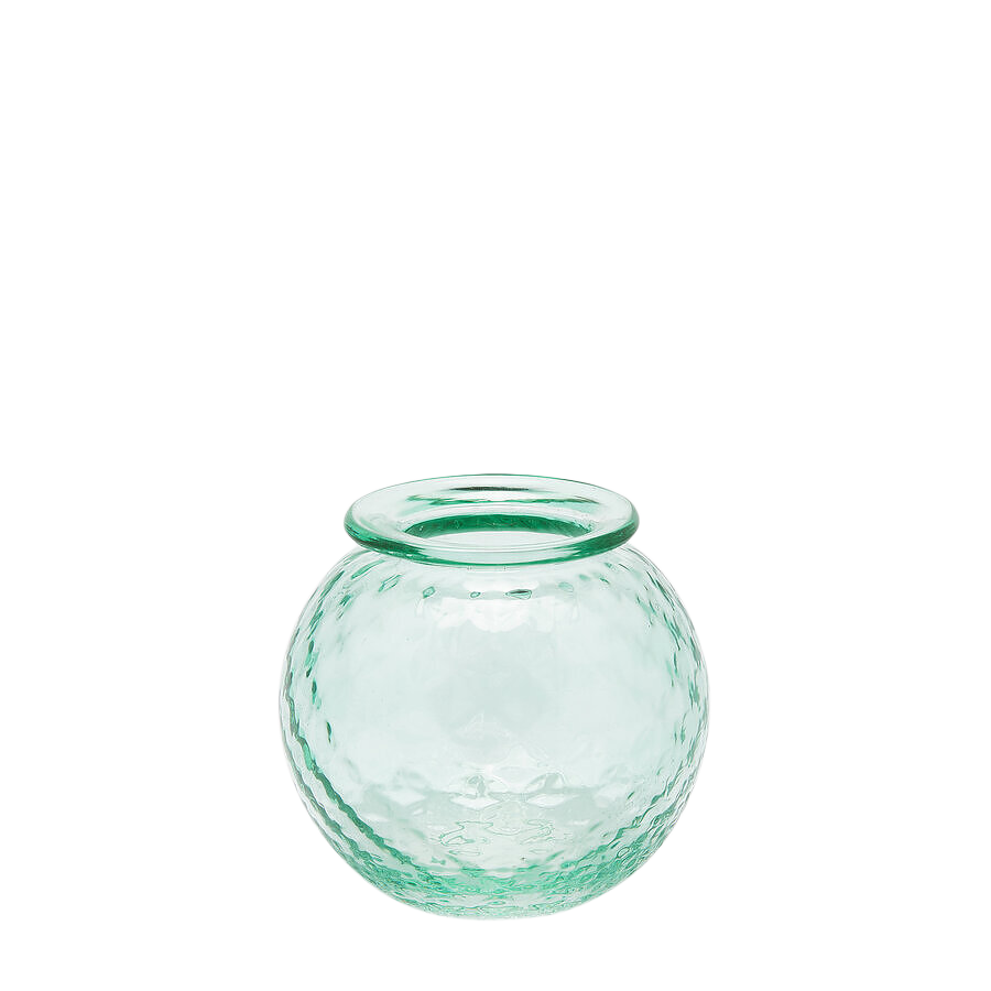 Vase Opium Glas H: 14 cm Edg / Farbe: Türkis
