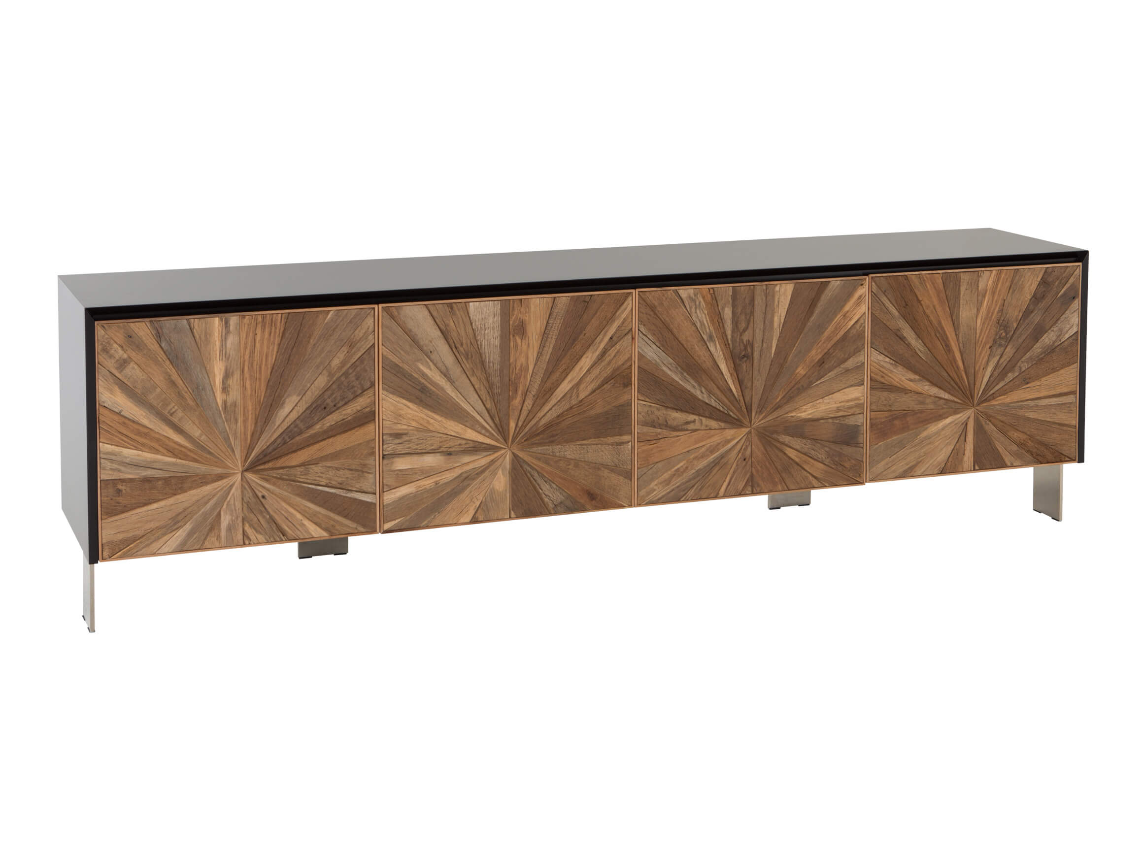 Sideboard Vinci, Eiche Antik, 4 Türen, b 240 cm t 45 cm h 69 cm