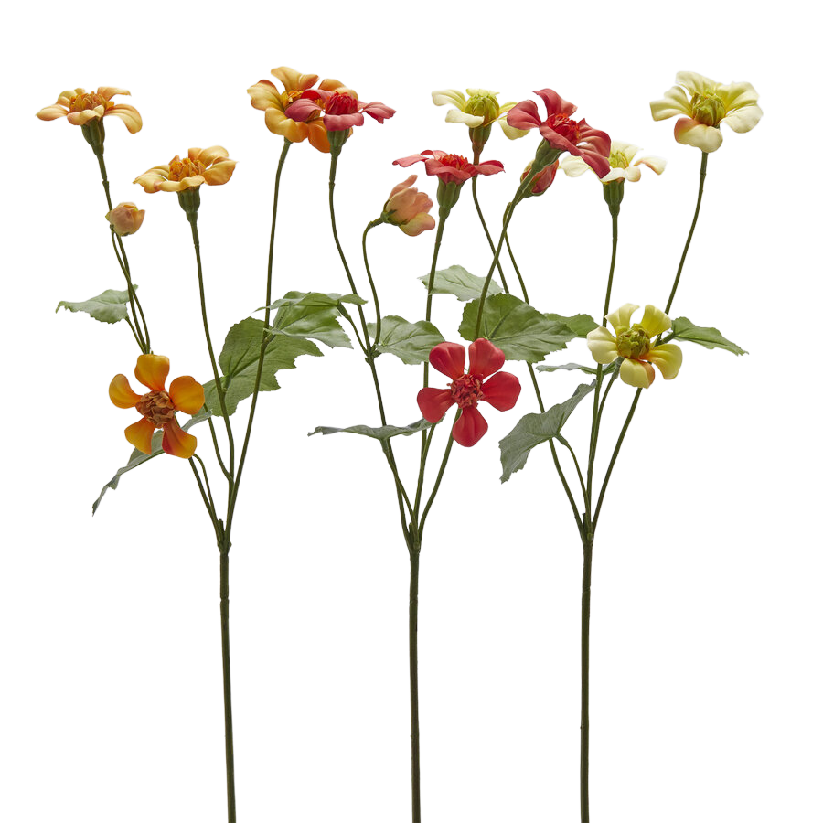 Kunstblume Kapuzinerkresse Assortiert H: 70 cm Edg