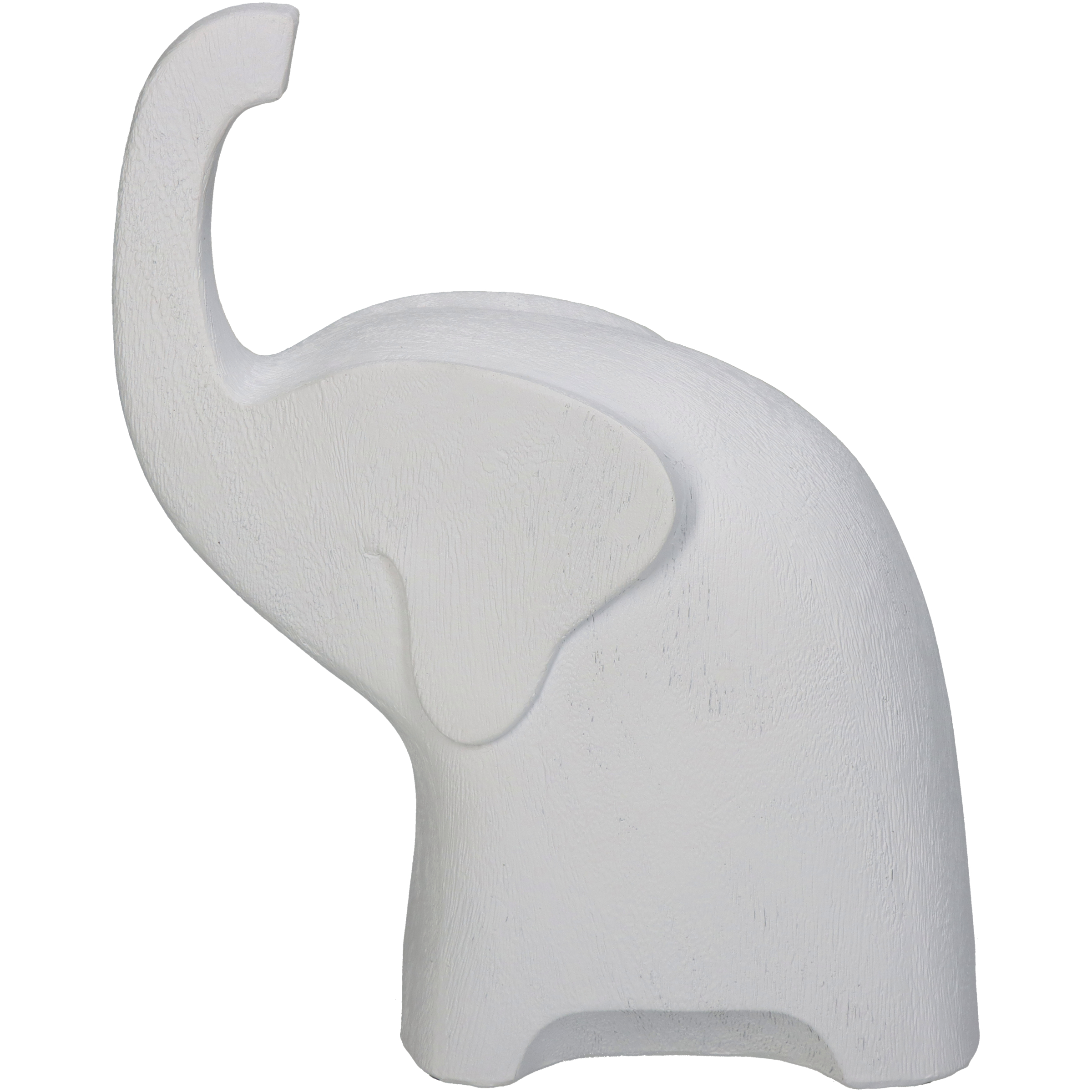 Objekt Elefant, Weiss H: 21 cm Kersten