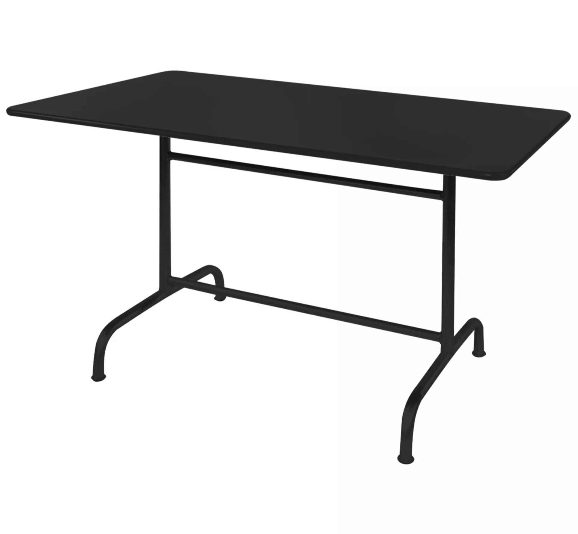 Metall-Tisch Rigi Schaffner / Farbe: Schwarz