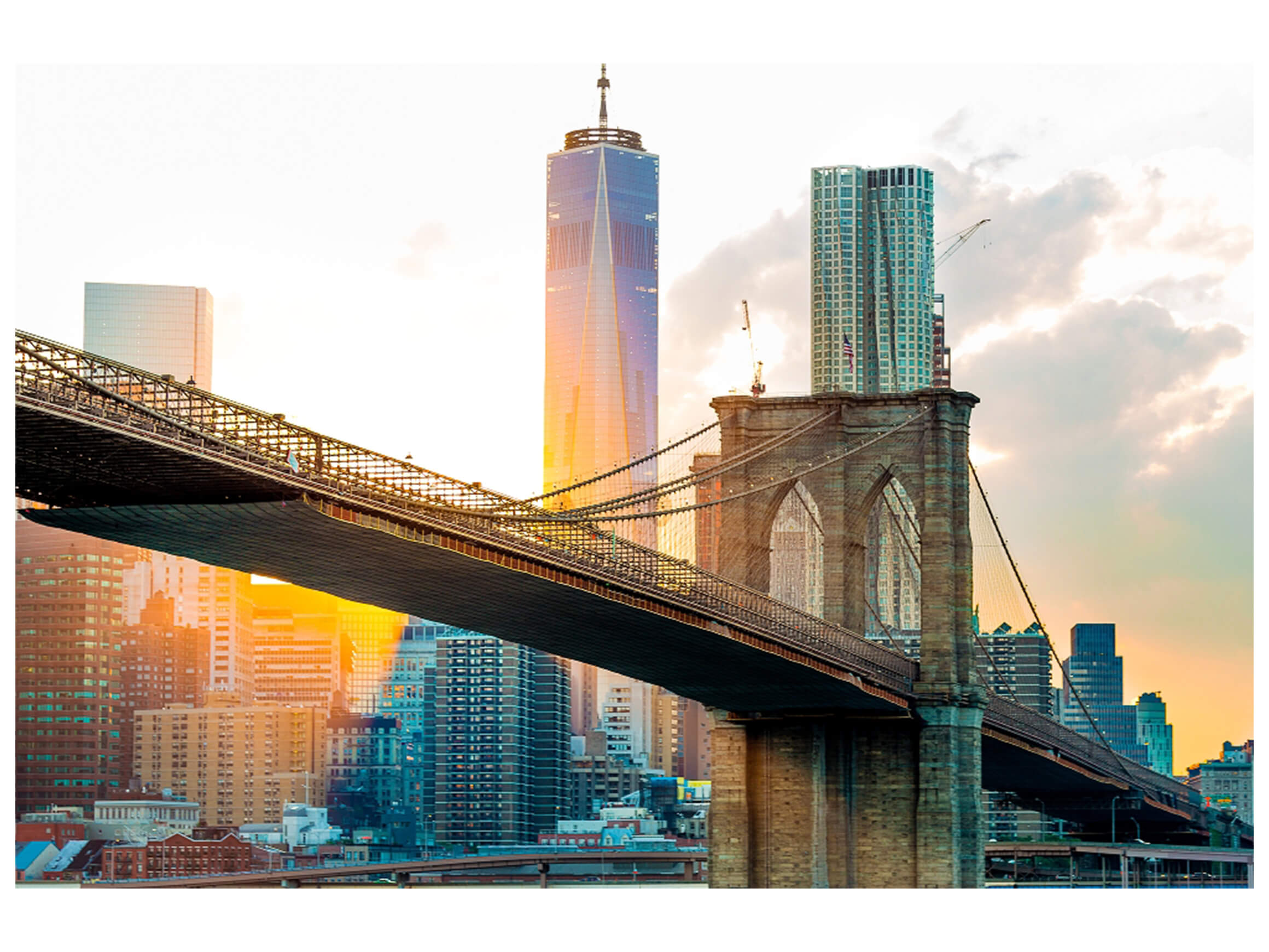 Digitaldruck auf Acrylglas Brookyln Bridge 2 image LAND