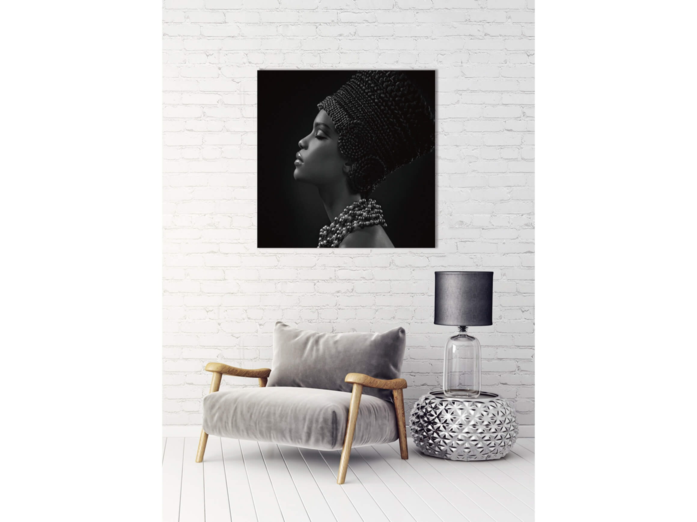 Bild Schöne Dunkle Frau image LAND