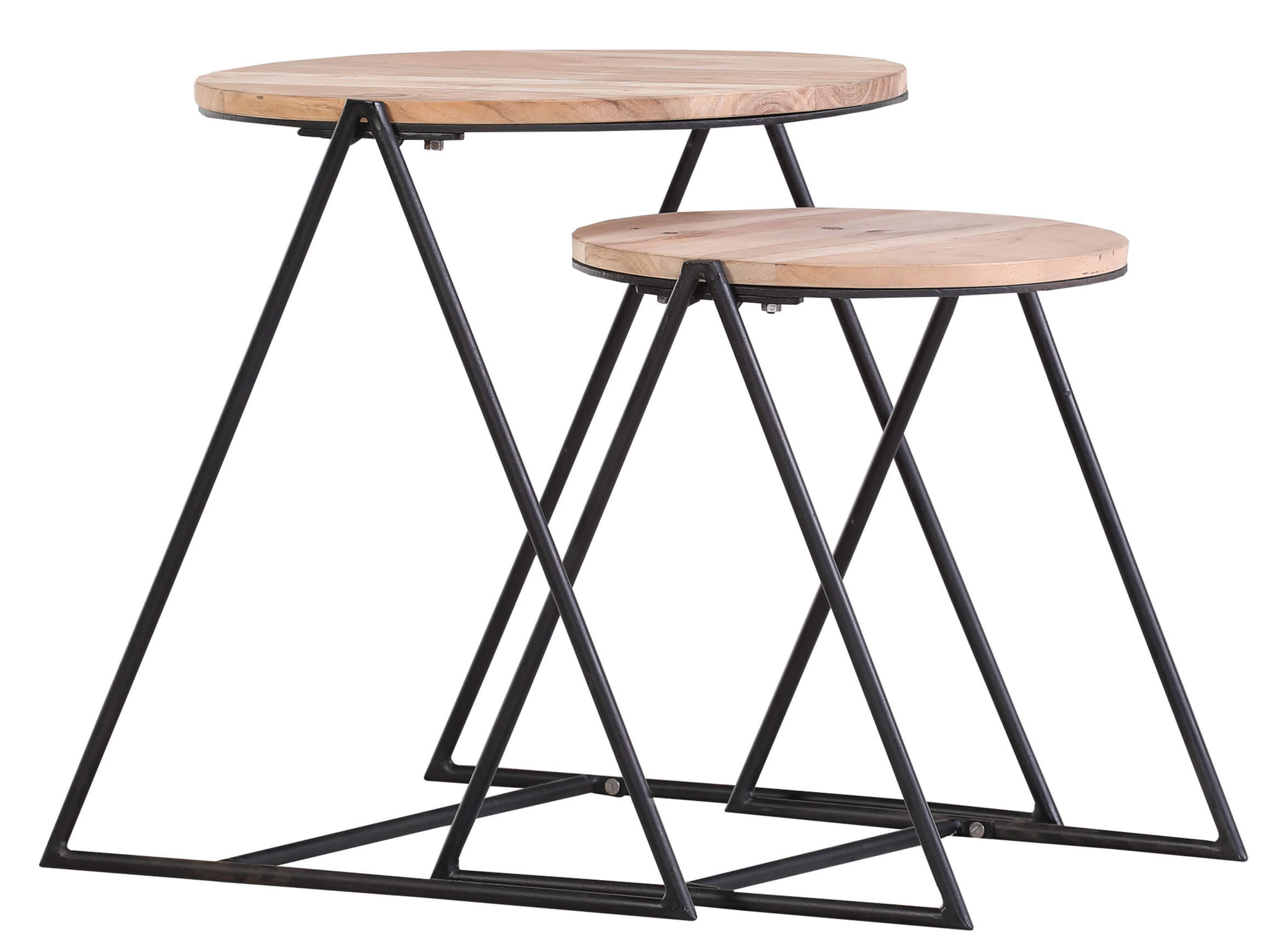Table d'appoint silex Lot de 2 Gutmann