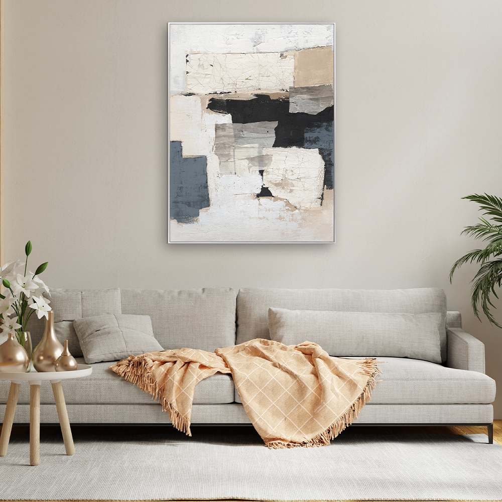 Bild Facets in Natural Shades image LAND / Grösse: 120 x 90 cm