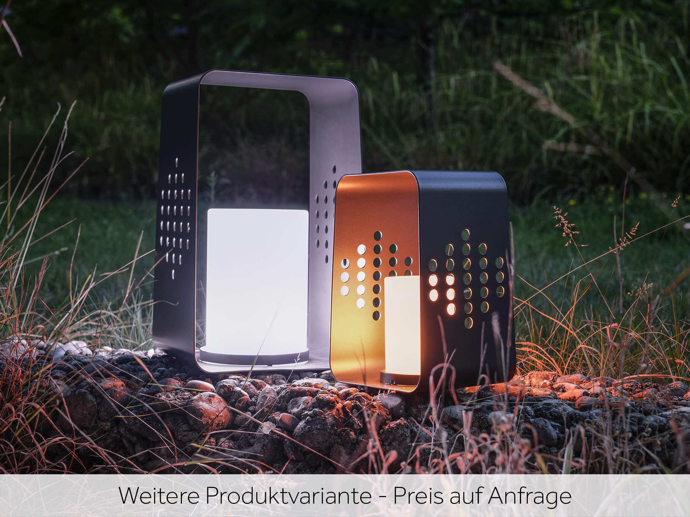 LED-Leuchte Anthrazit B: 28 cm Stern