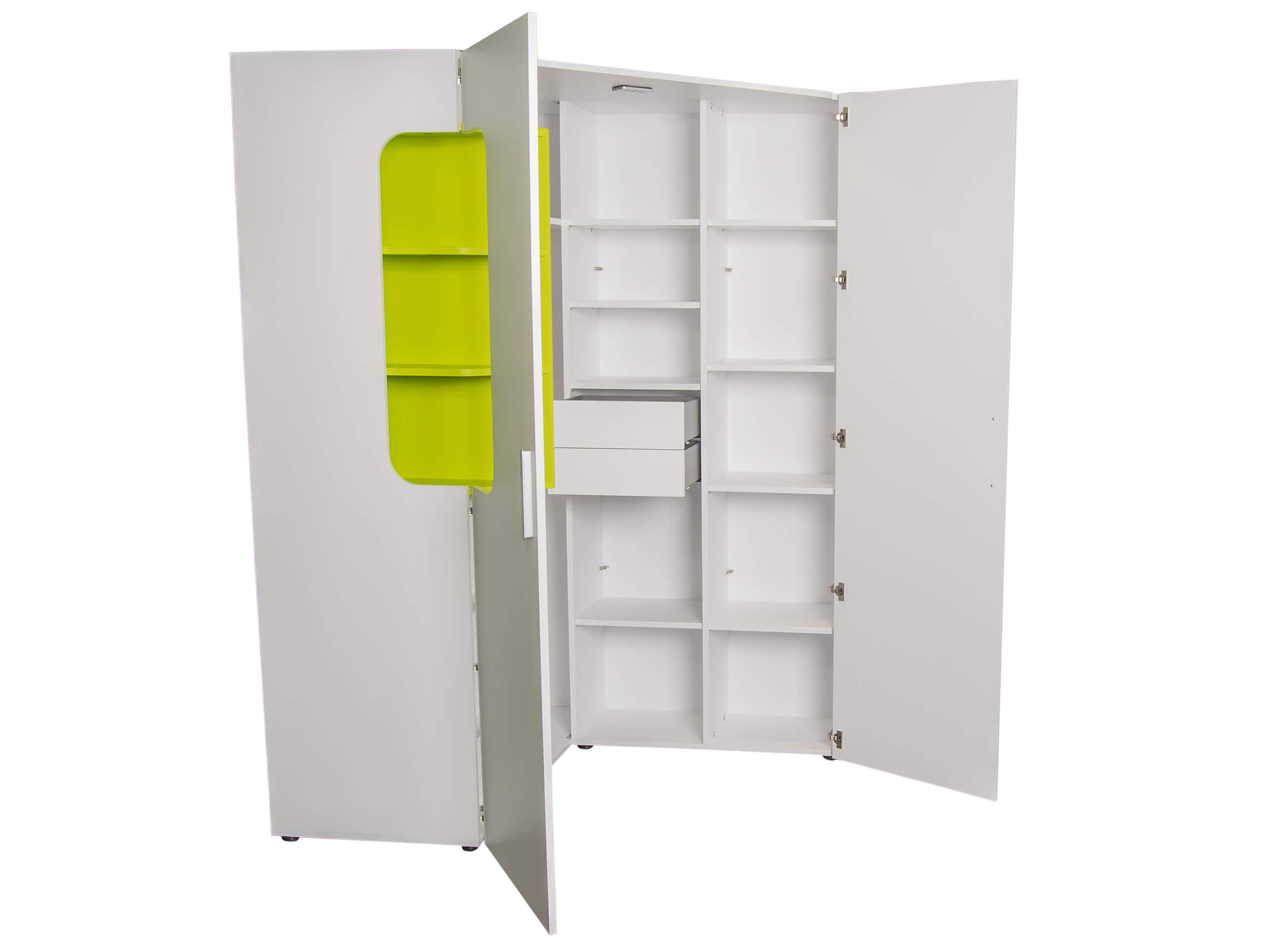 Eck-Kleiderschrank Mega Rudolf