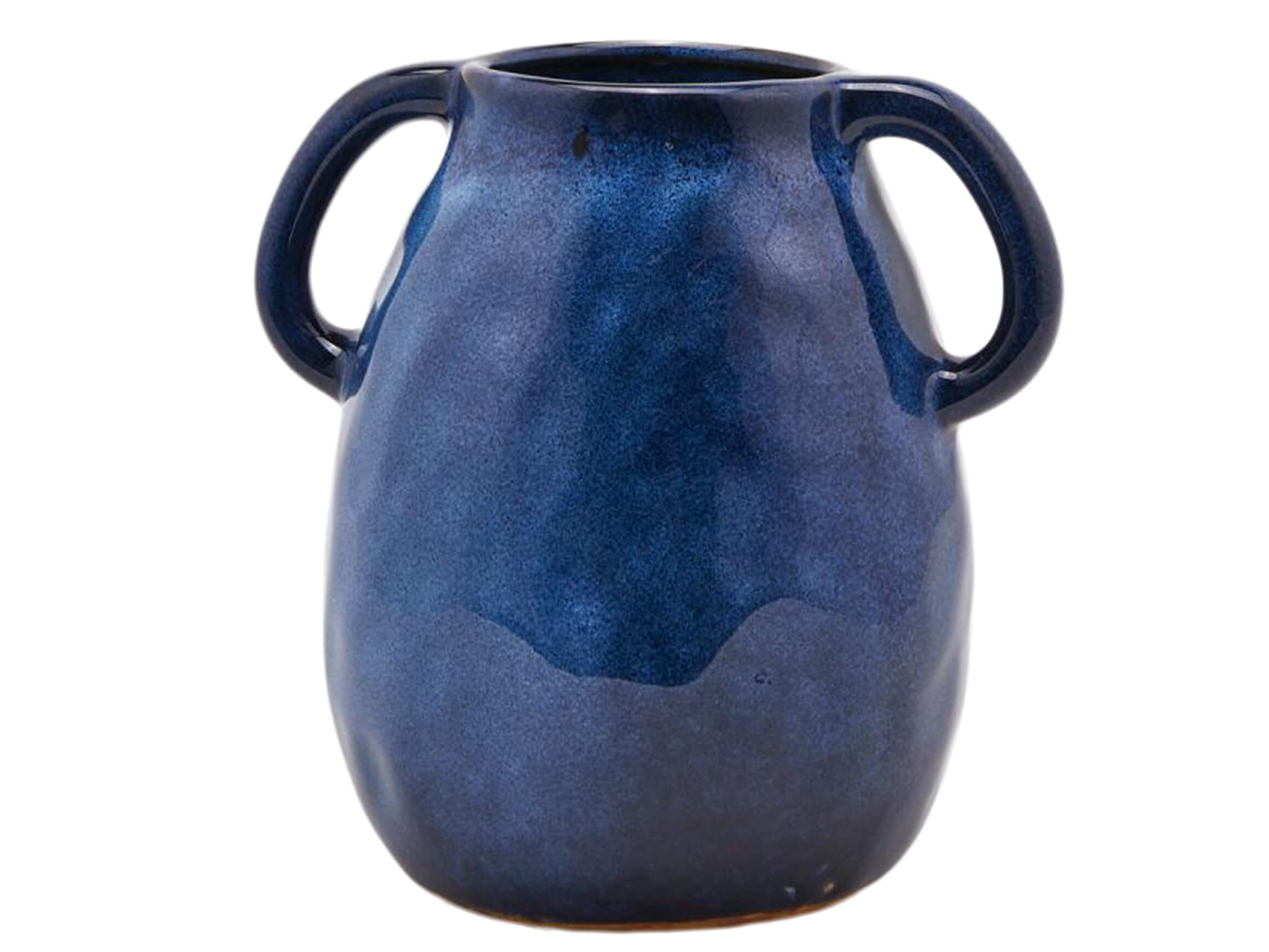 Edg Gefäss Kugelgefäss Blau H: 19 cm  | Schubiger Möbel