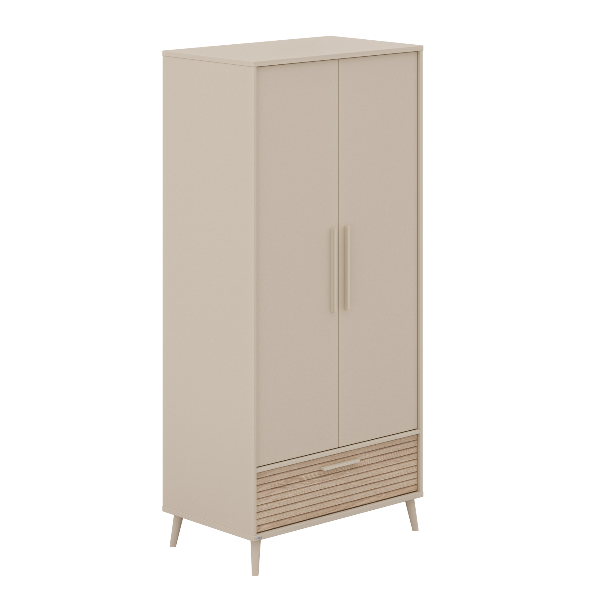Kleiderschrank Eefje 2-türig von Paidi / Farbe: Cashmere/groovy Oak / Grösse: 57 x 95 cm