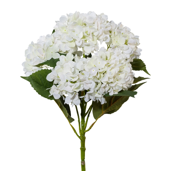 Kunstblumen Hortensienstamm Weiss Gasper / Grösse: x cm
