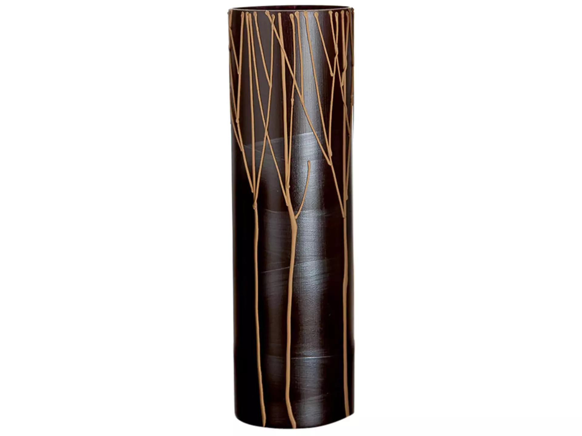 Vase Zylindervase Geäste H: 50 cm Gilde / Farbe: Holzfarbig Schwarz