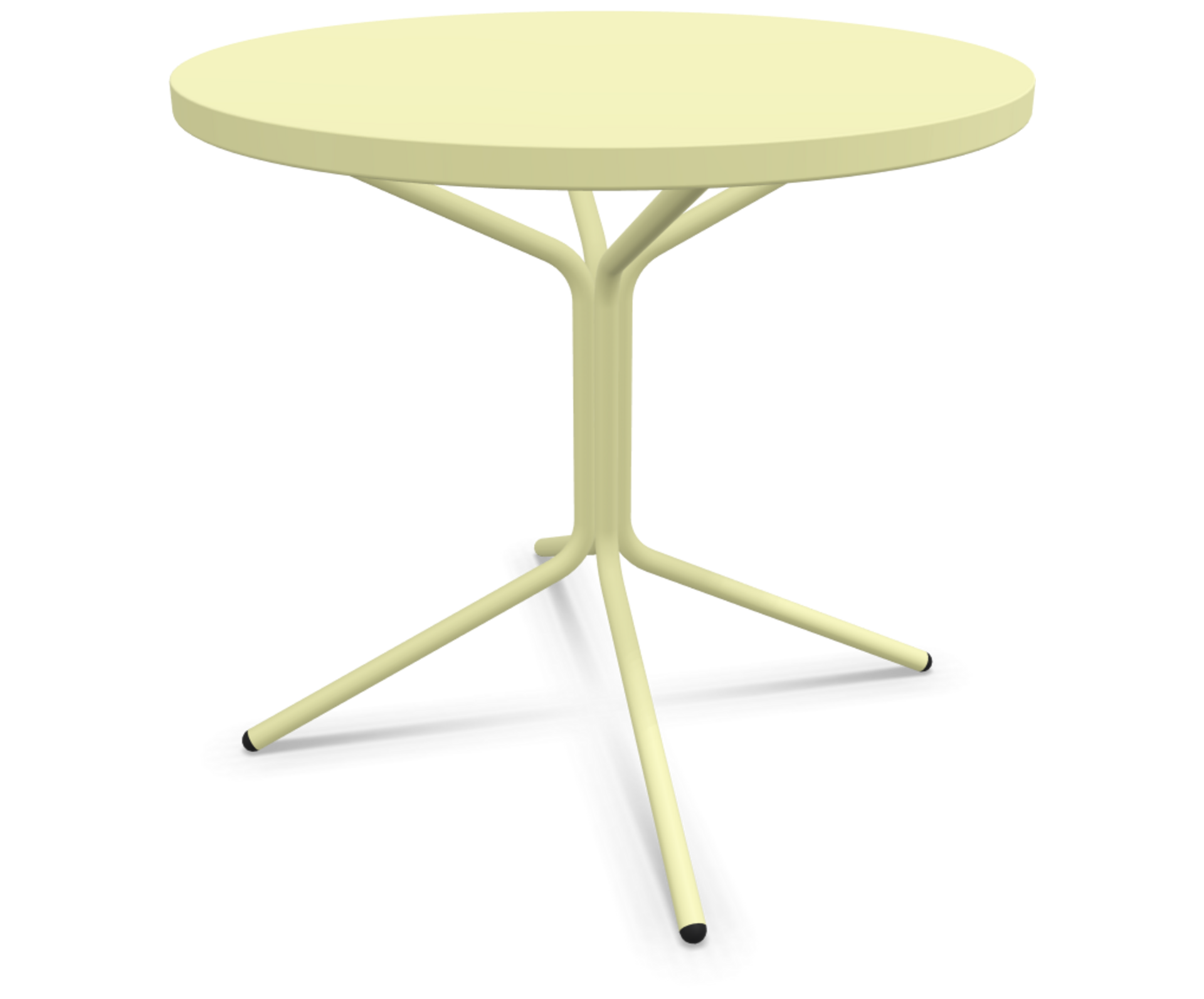 Metal bistro table Pix Round Schaffner / Colour: Terracotta