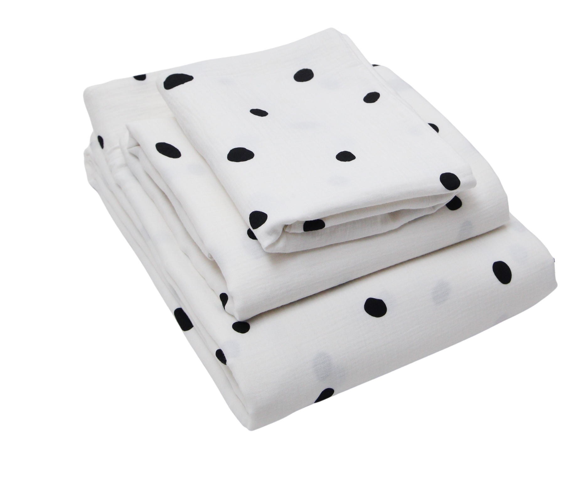 Bettwäsche Tilda, Weiss Schwarz 160 x 200 cm Sander AG