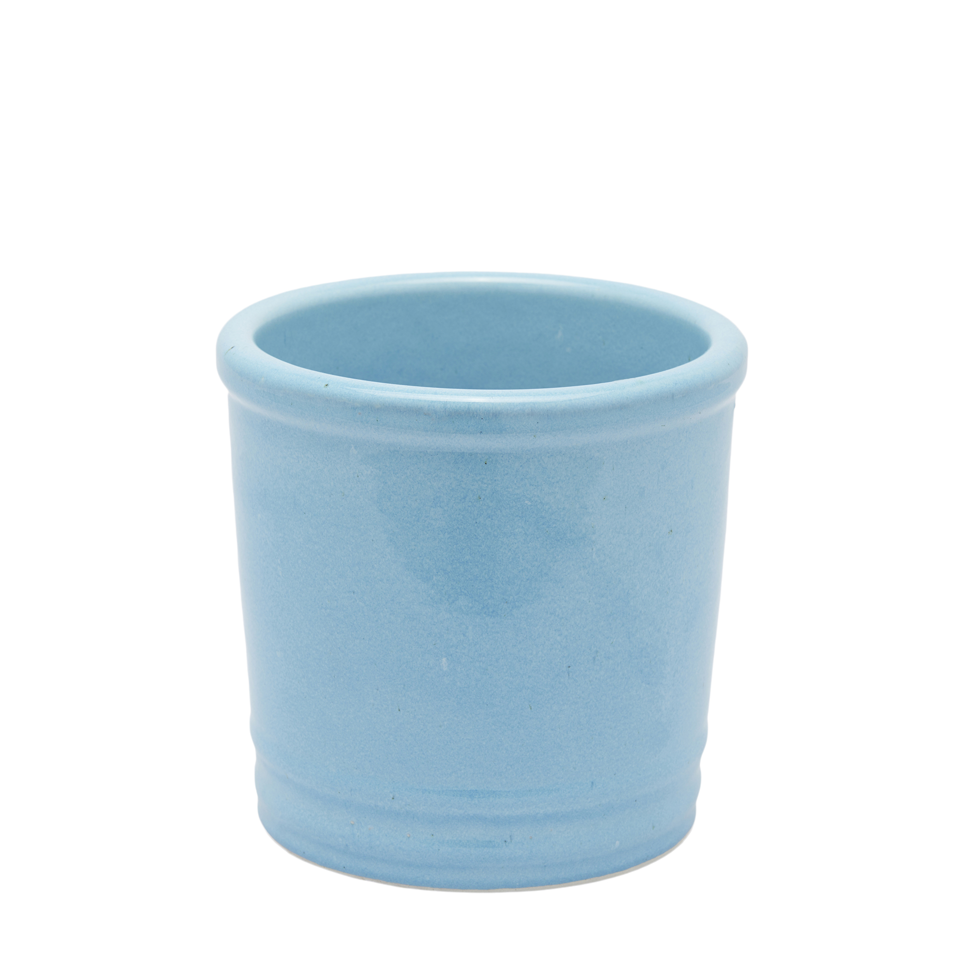 Pflanzengefäss Übetopf Keramik Hellblau H: 18 cm Edg