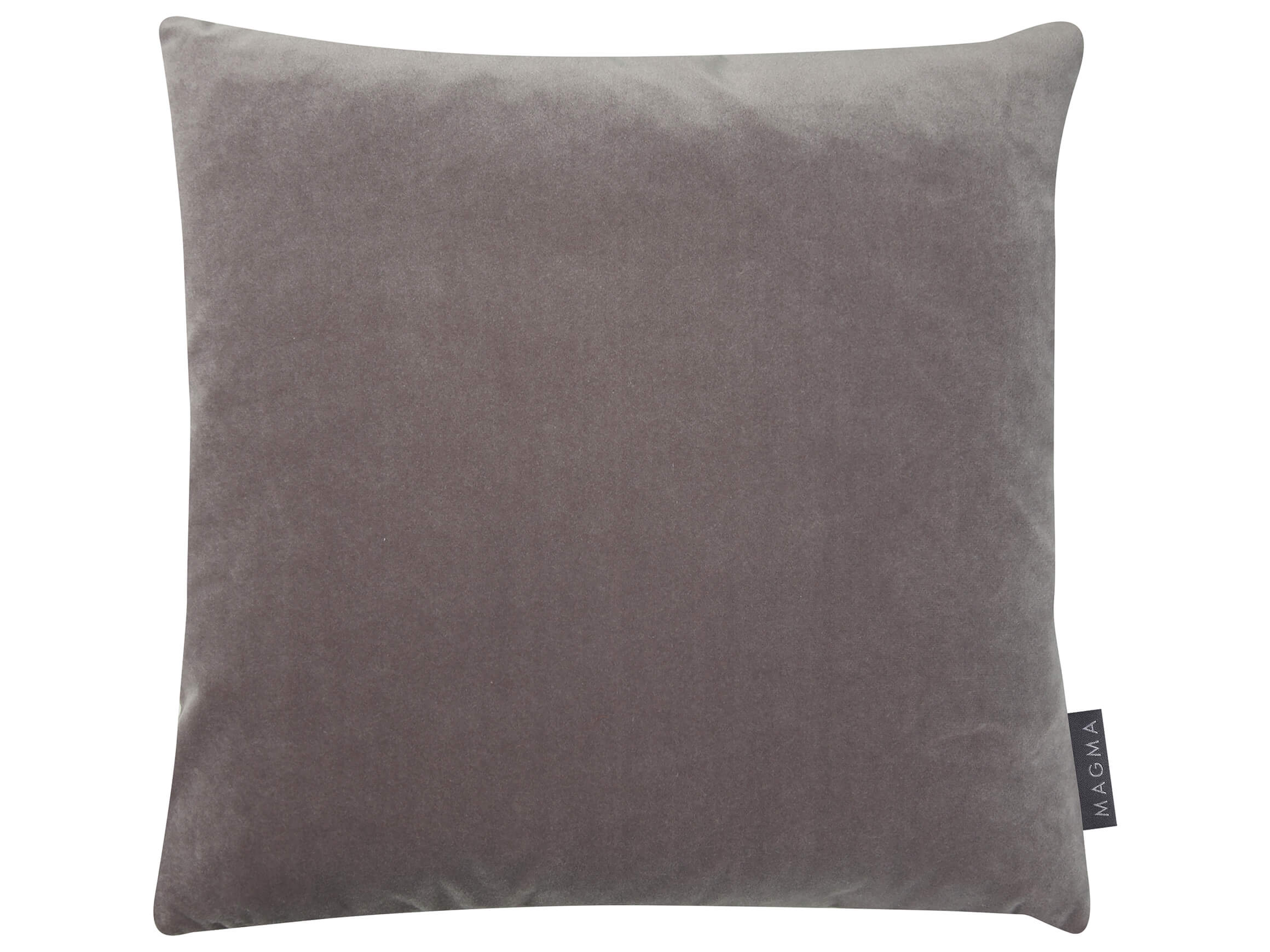 Kissenhülle Samt Mittelgrau 40x40 cm Magma