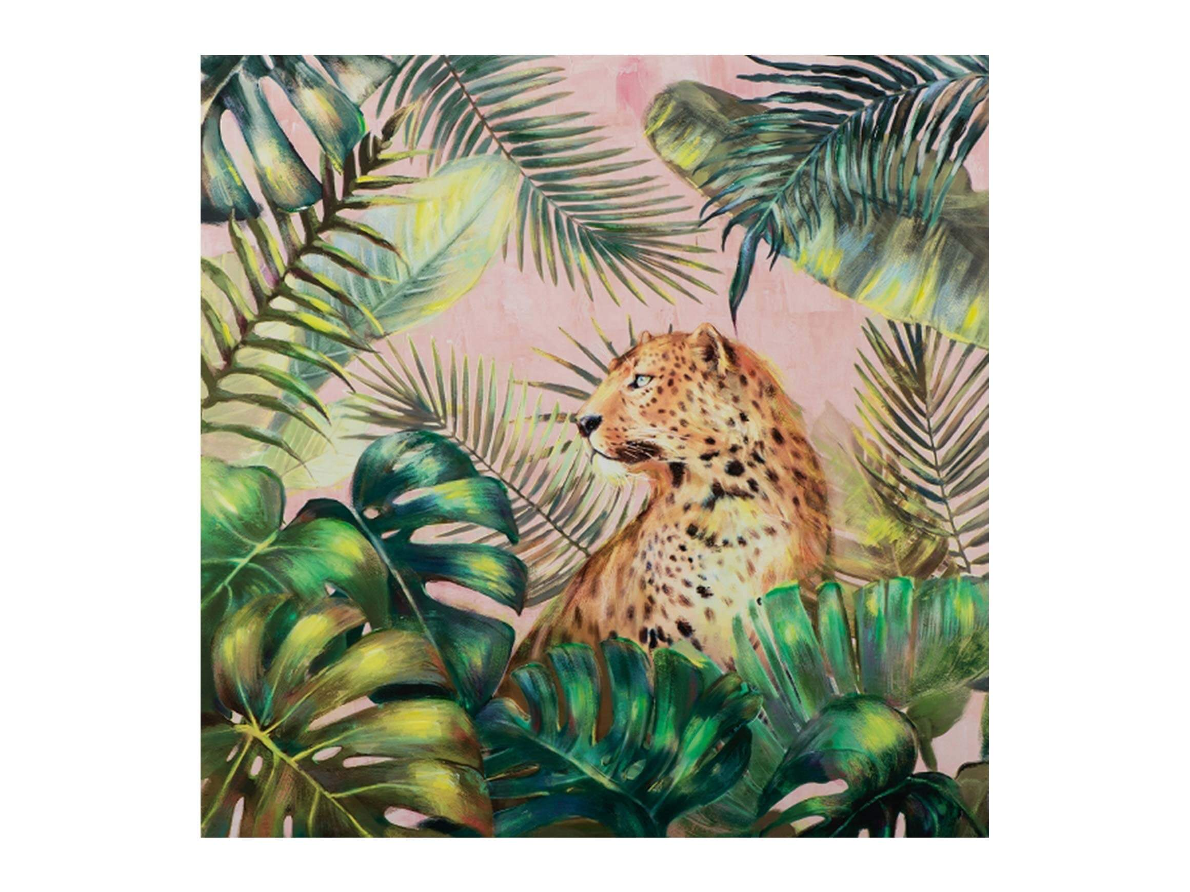 image LAND Bild Leopard im Dschungel 1  | Schubiger Möbel