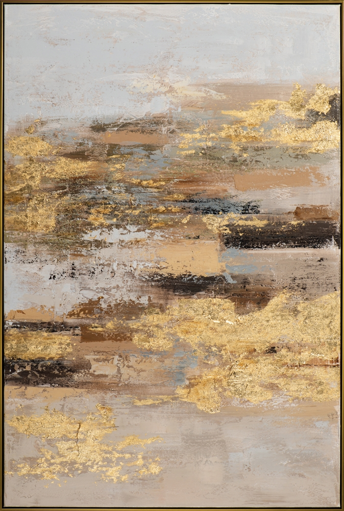 Bild Goldene Inspiration image LAND / Farbe: Gold-Crackle