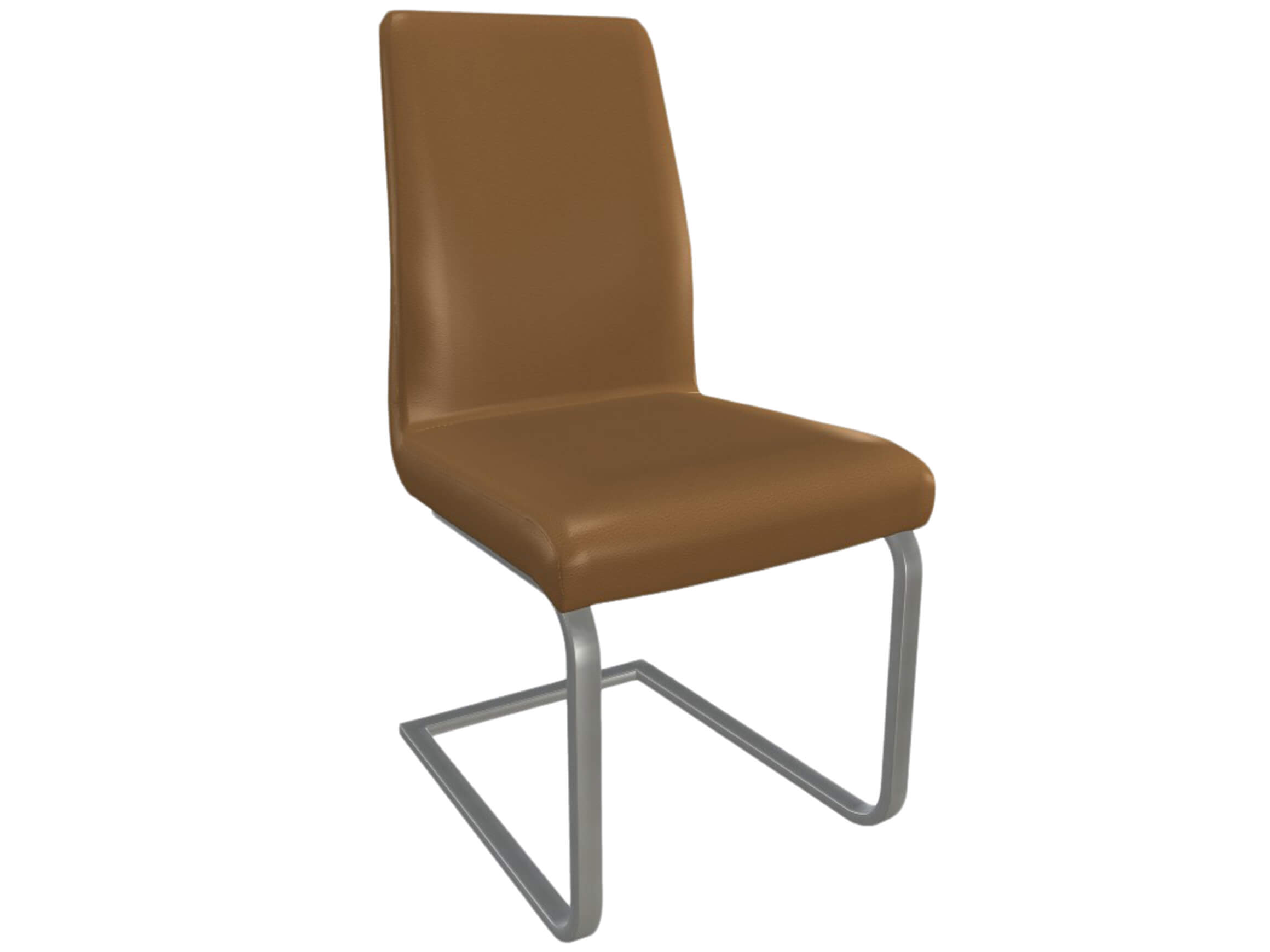 Stuhl Larona 2 Trendstühle / Farbe: Camel / Material: Leder