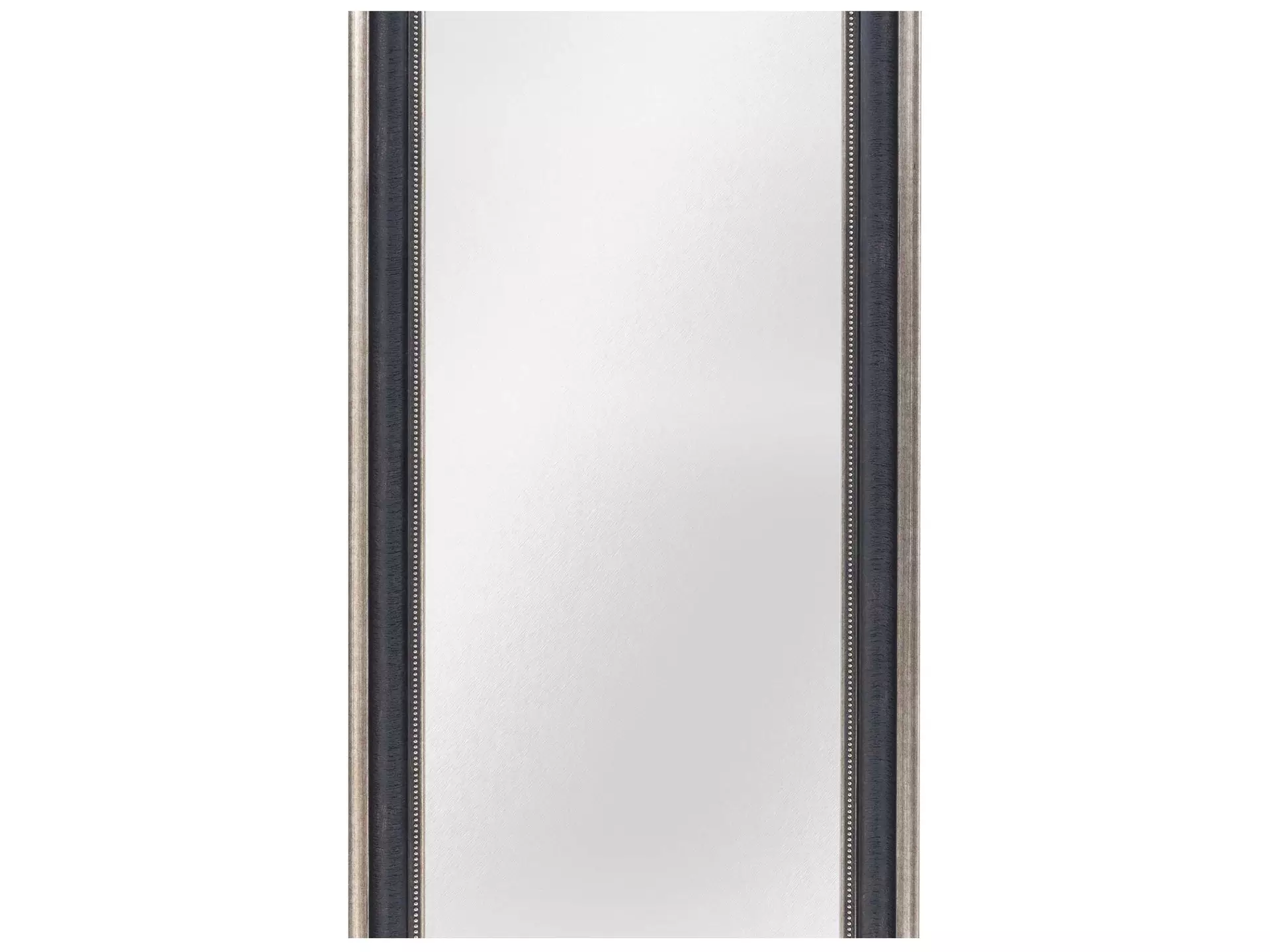 Spiegel Pria Schwarz-Silber Len-Fra/ Farbe: Silber / Masse (BxH) :52,00x72,00 cm