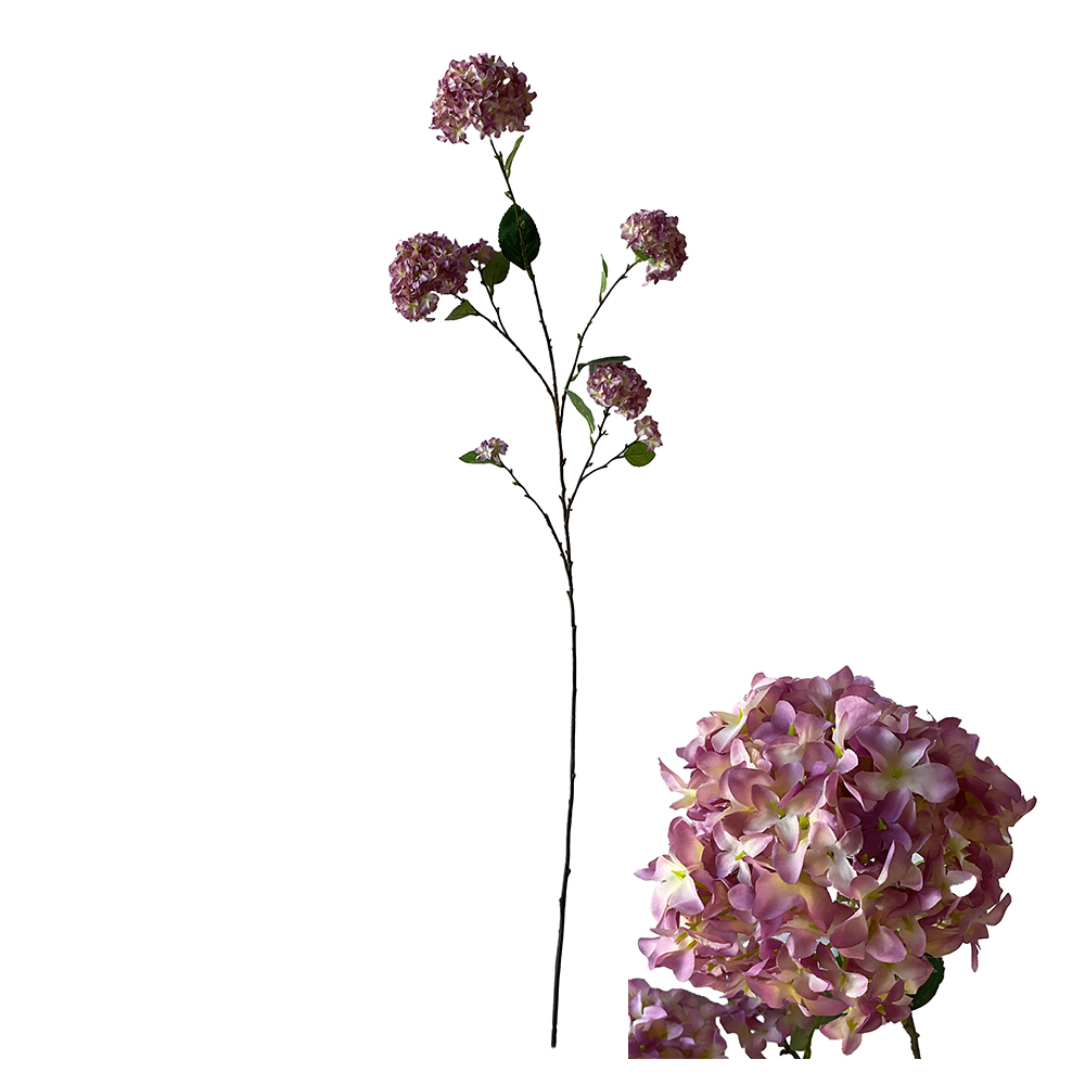Kunstblumen Hortensie Pink Decofinder